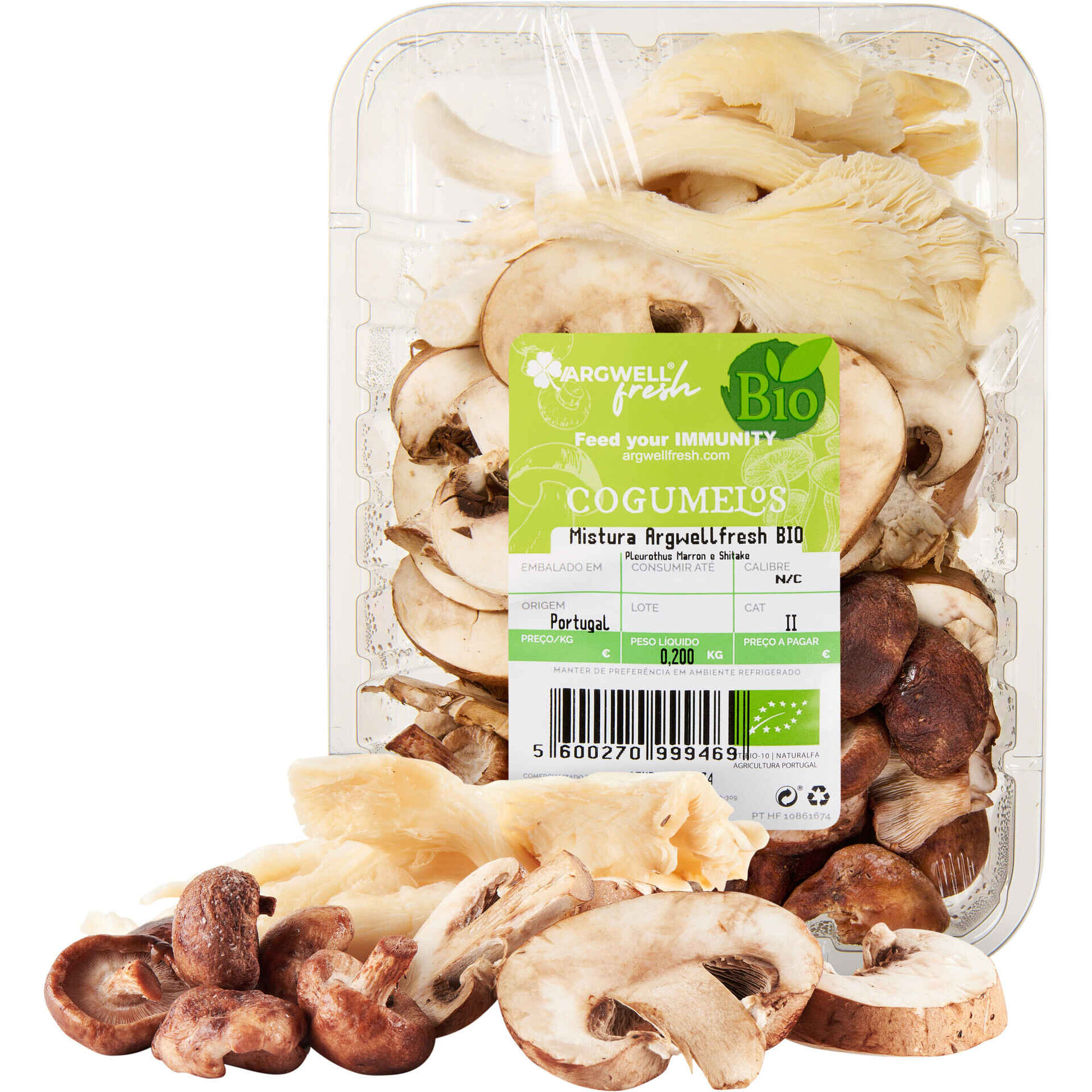 Mix de Cogumelos Biol&oacute;gico Argwell Fresh