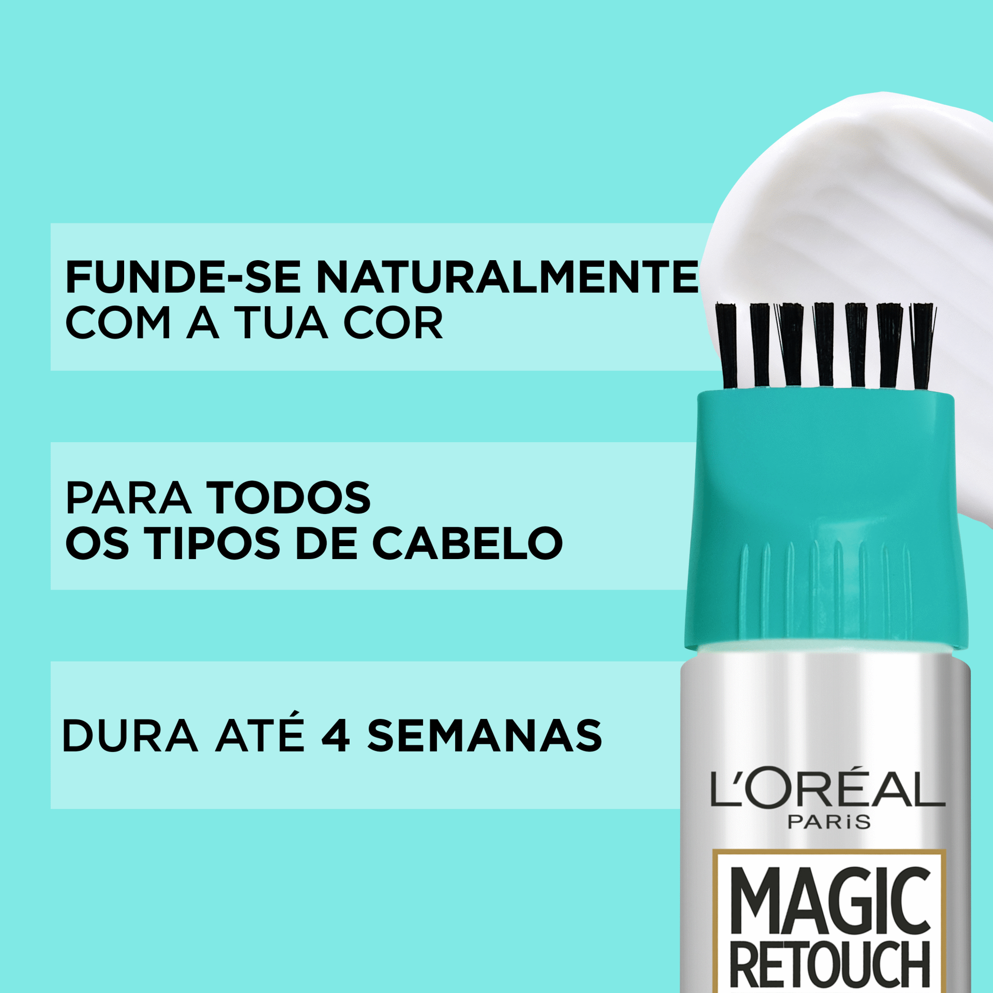 Colora&ccedil;&atilde;o Permanente Castanho Escuro 4 L'Or&eacute;al Paris Magic Retouch