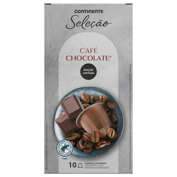 Cápsulas de Café Chocolate Continente Seleção
