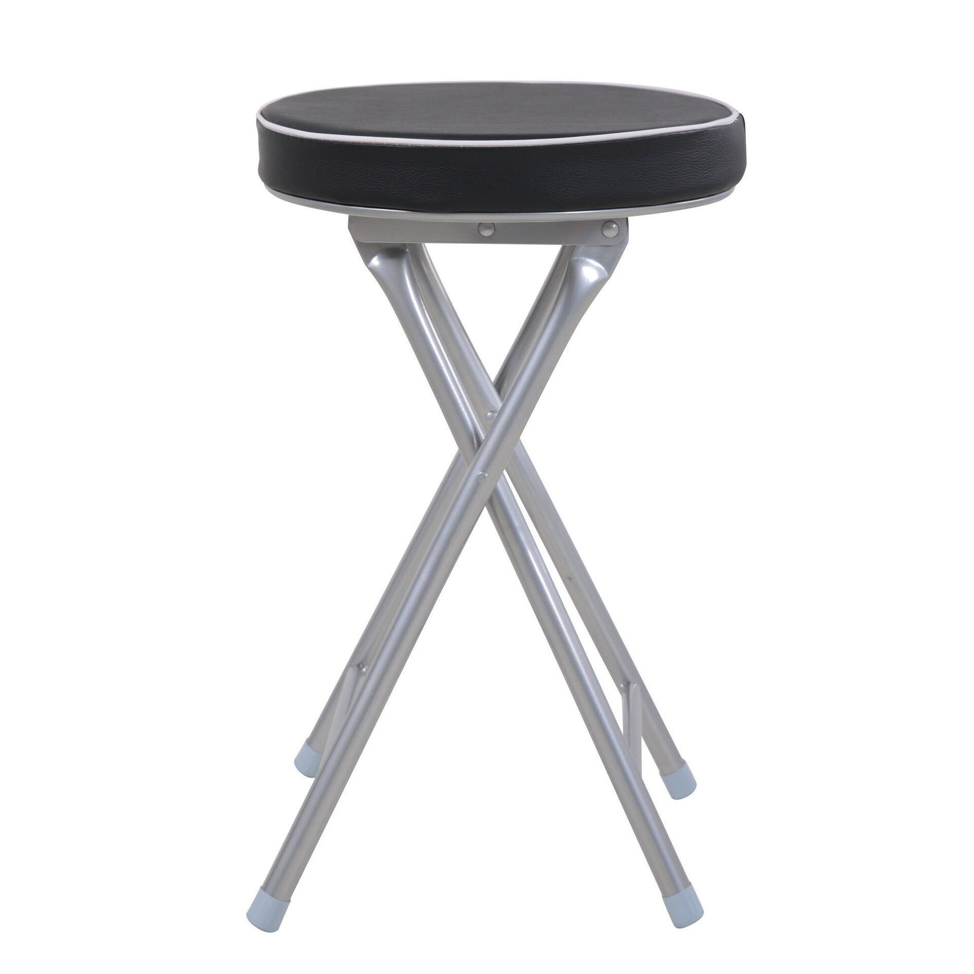 Banco Dobr&aacute;vel Almofadado Preto Turim