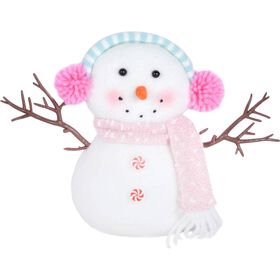 Boneco de Neve Girl 20cm Pastel