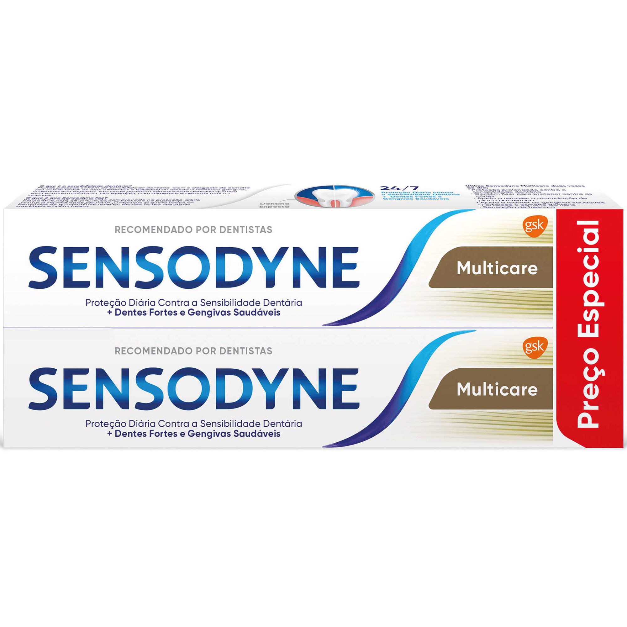 Pasta de Dentes Multicare Pasta de Dentes Multicare