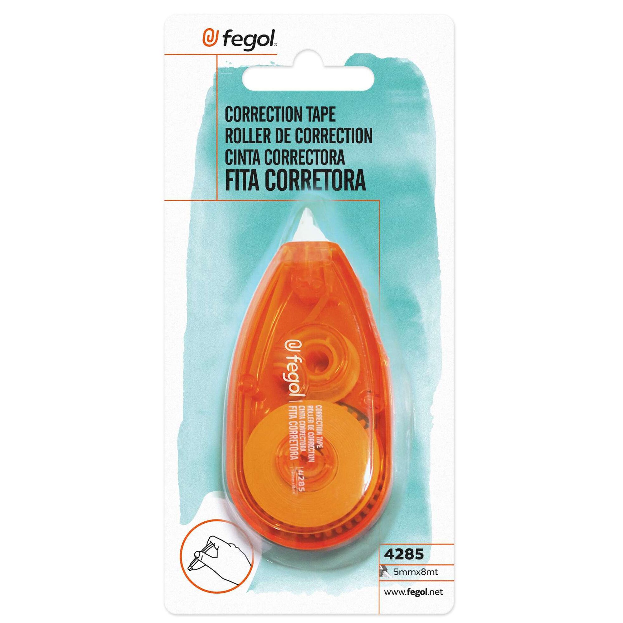 Fita Corretora 5mm x 8m Fegol