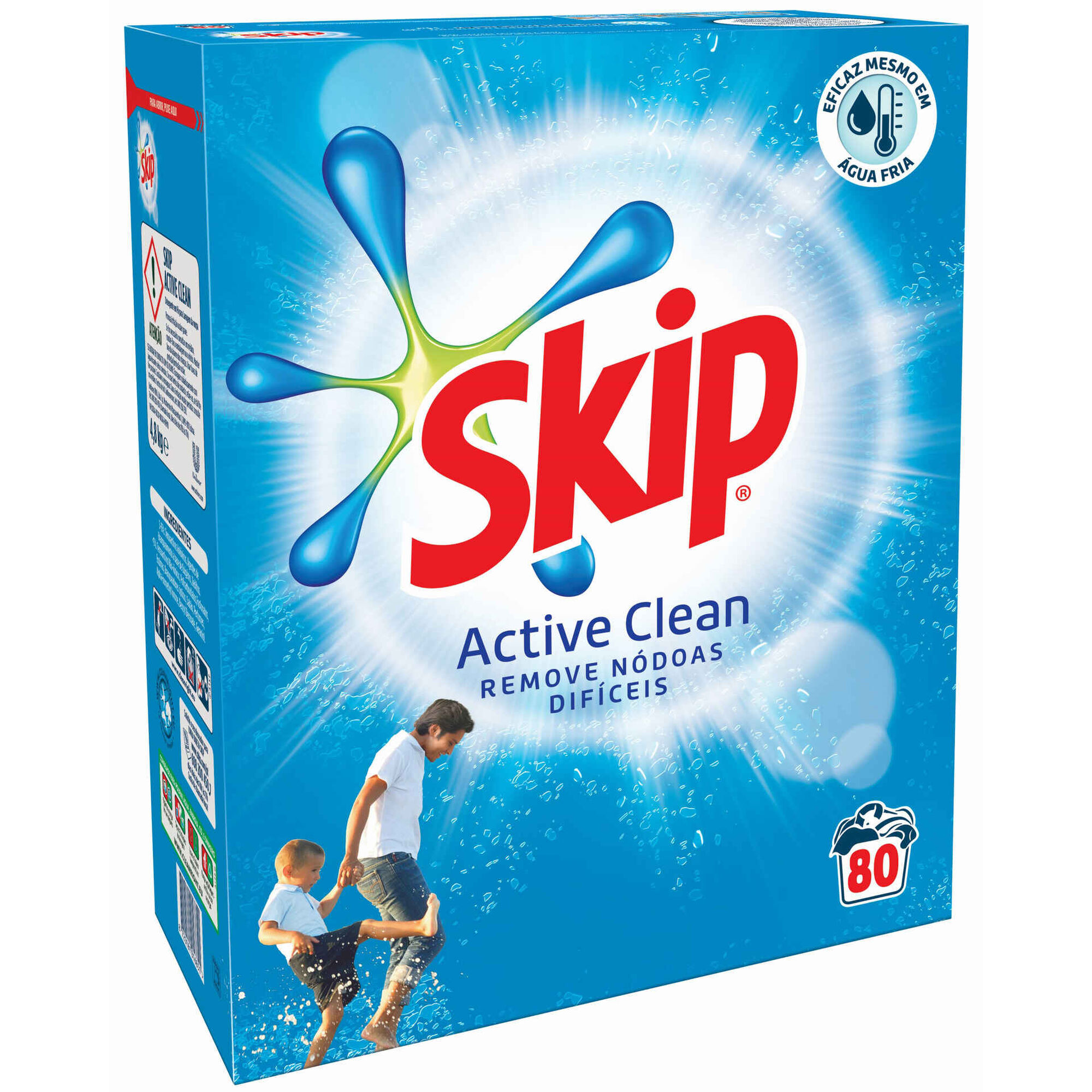 Detergente Máquina Roupa Pó Active Clean