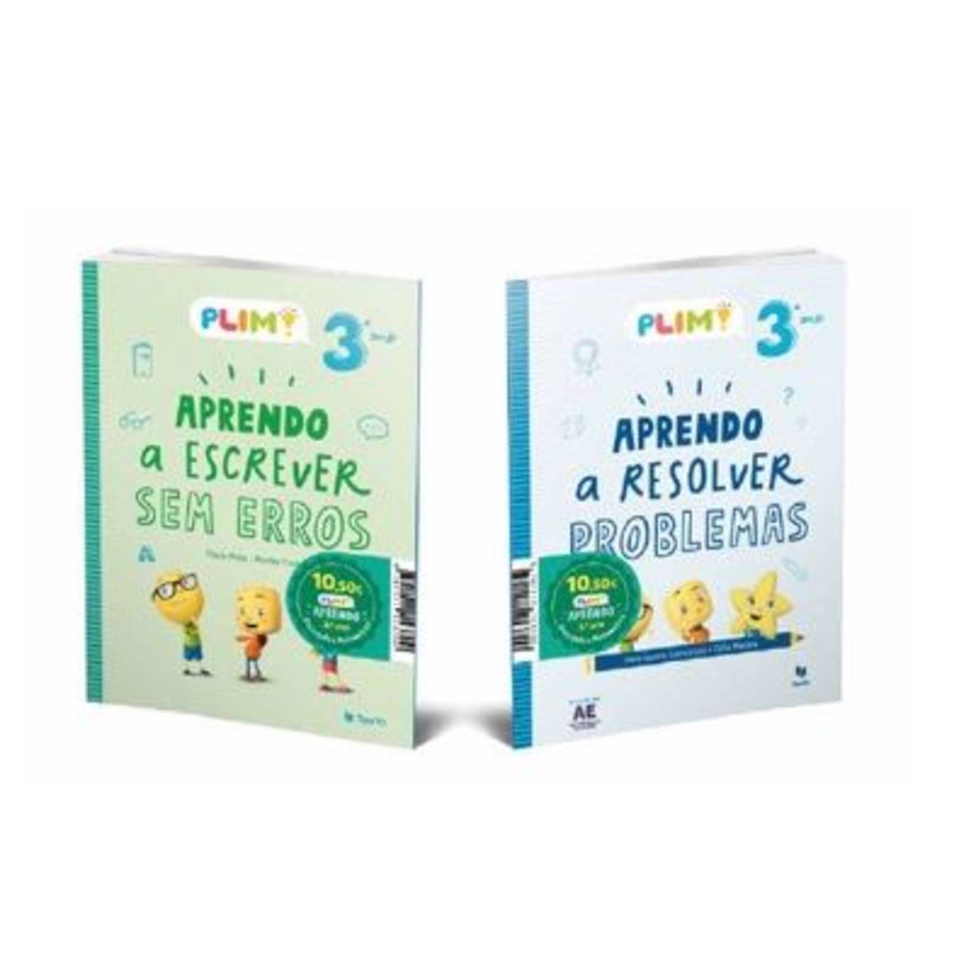 Pack Plim! Aprendo a Escrever Sem Erros | Aprendo a Resolver Problemas 3º Ano Pack Plim! Aprendo a Escrever Sem Erros | Aprendo a Resolver Problemas 3º Ano