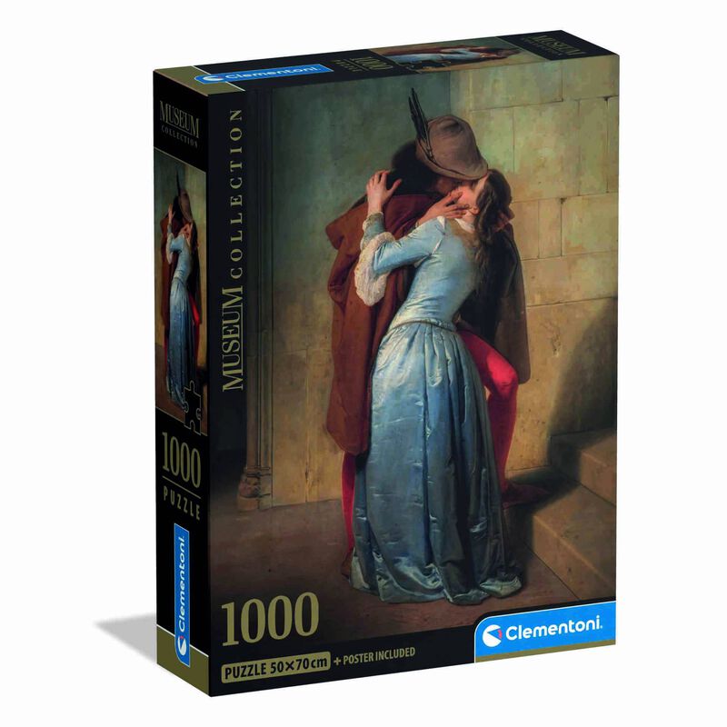 Clementoni - Puzzle Museum - Hayez The Kiss 1000 Peças