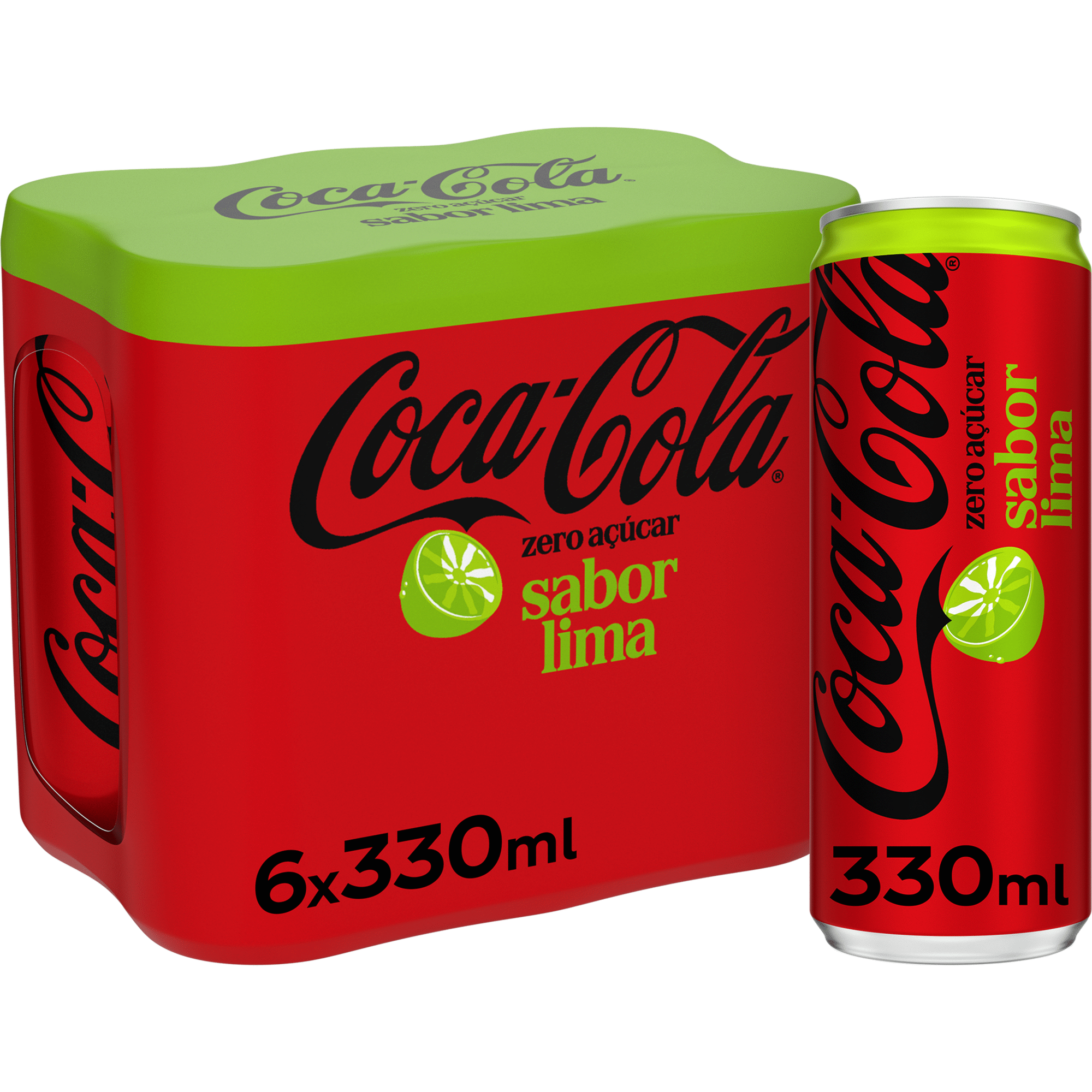 Refrigerante em Lata com G&aacute;s Cola Zero Lima Coca-Cola