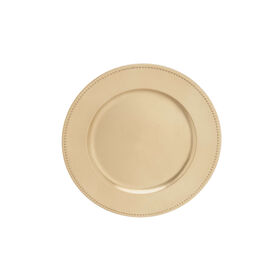 Prato Marcador 33cm Dourado