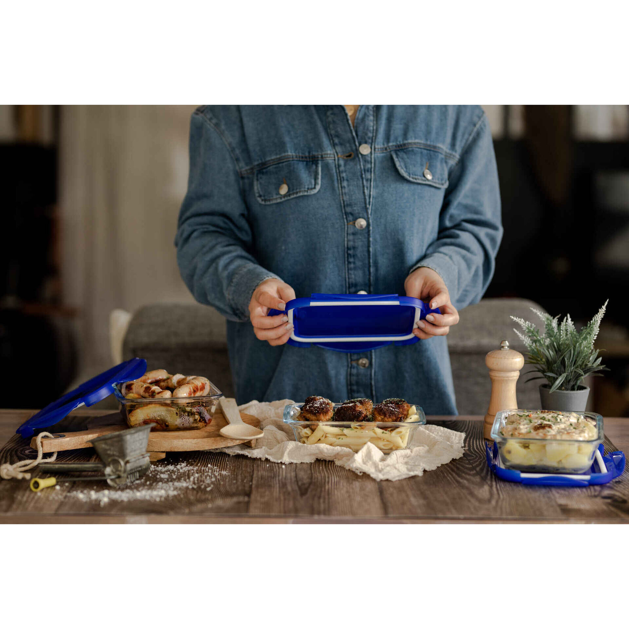 Caixa Herm&eacute;tica Vidro Cook&Go