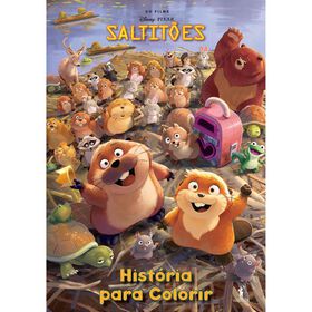 Saltit&otilde;es - Hist&oacute;ria para Colorir