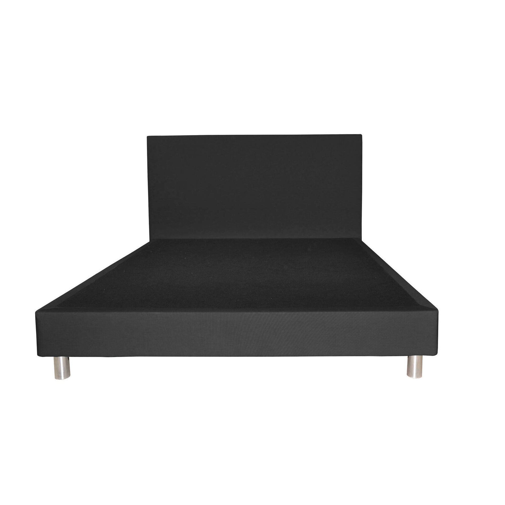 Cama Estofada 140x190 Preta Elegance