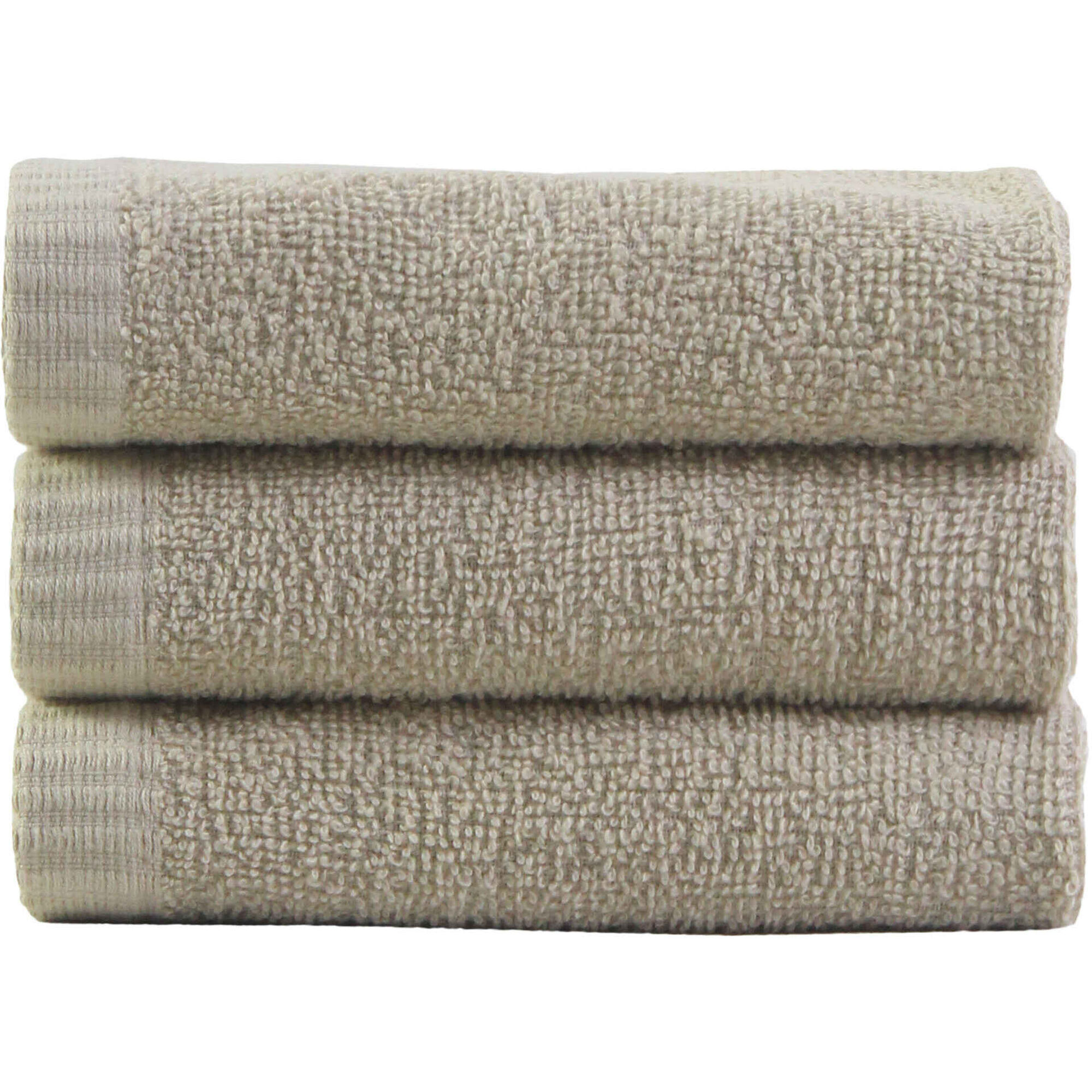 Conjunto 3 Toalhas Suave Bege Kasa