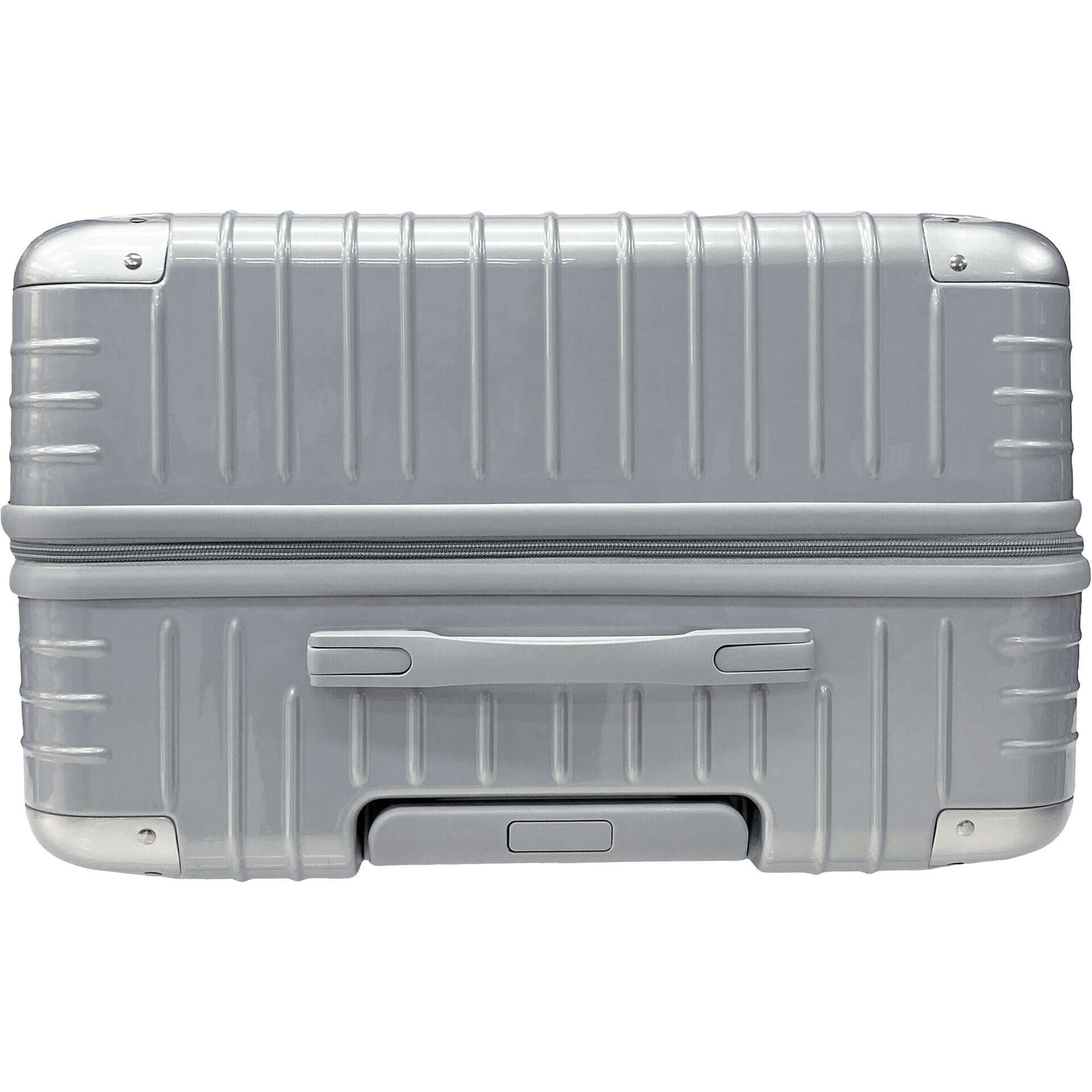 Mala de Viagem Grande 4 Rodas Cinza Marshmallow
