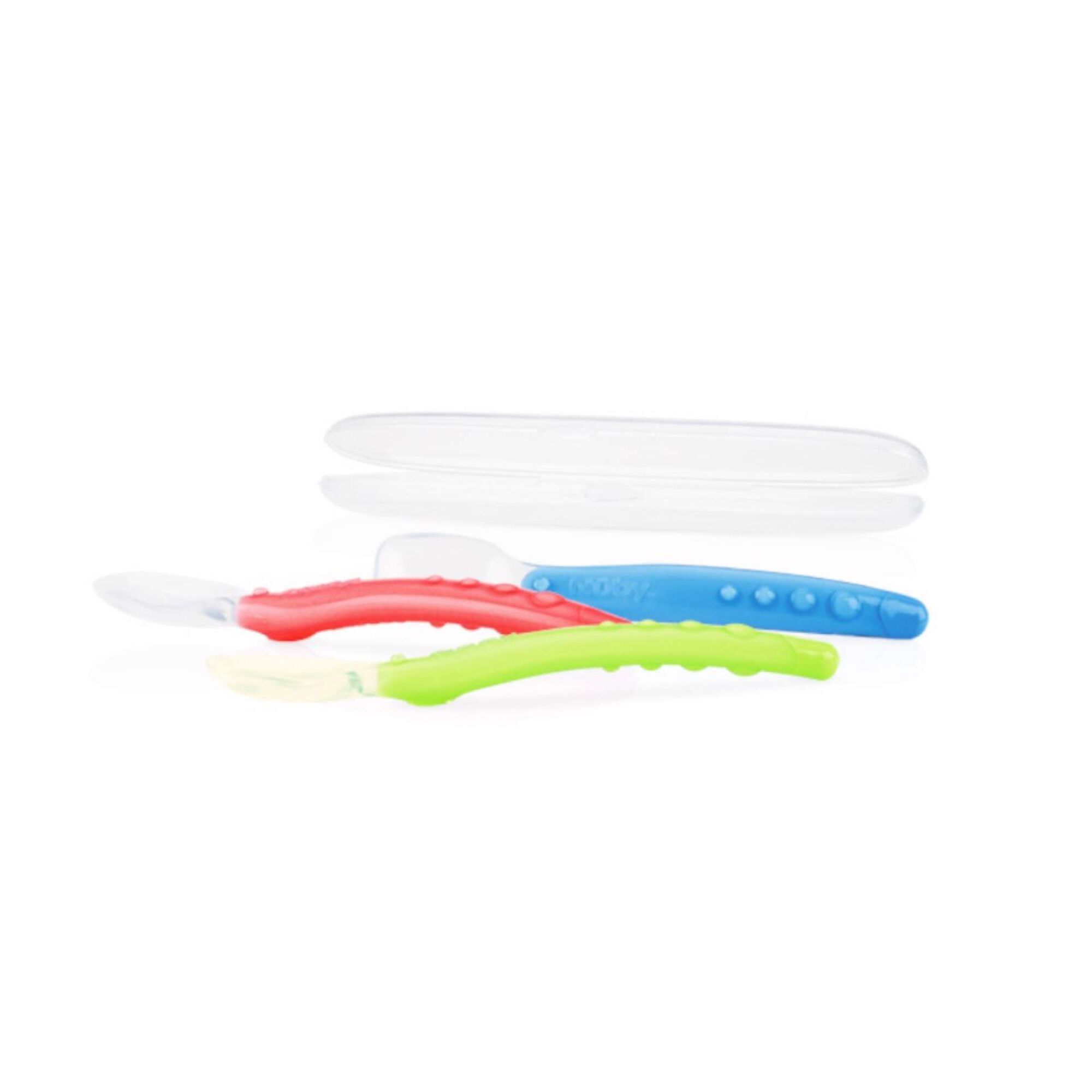 Colher de Silicone com Caixa +3M (várias cores)
