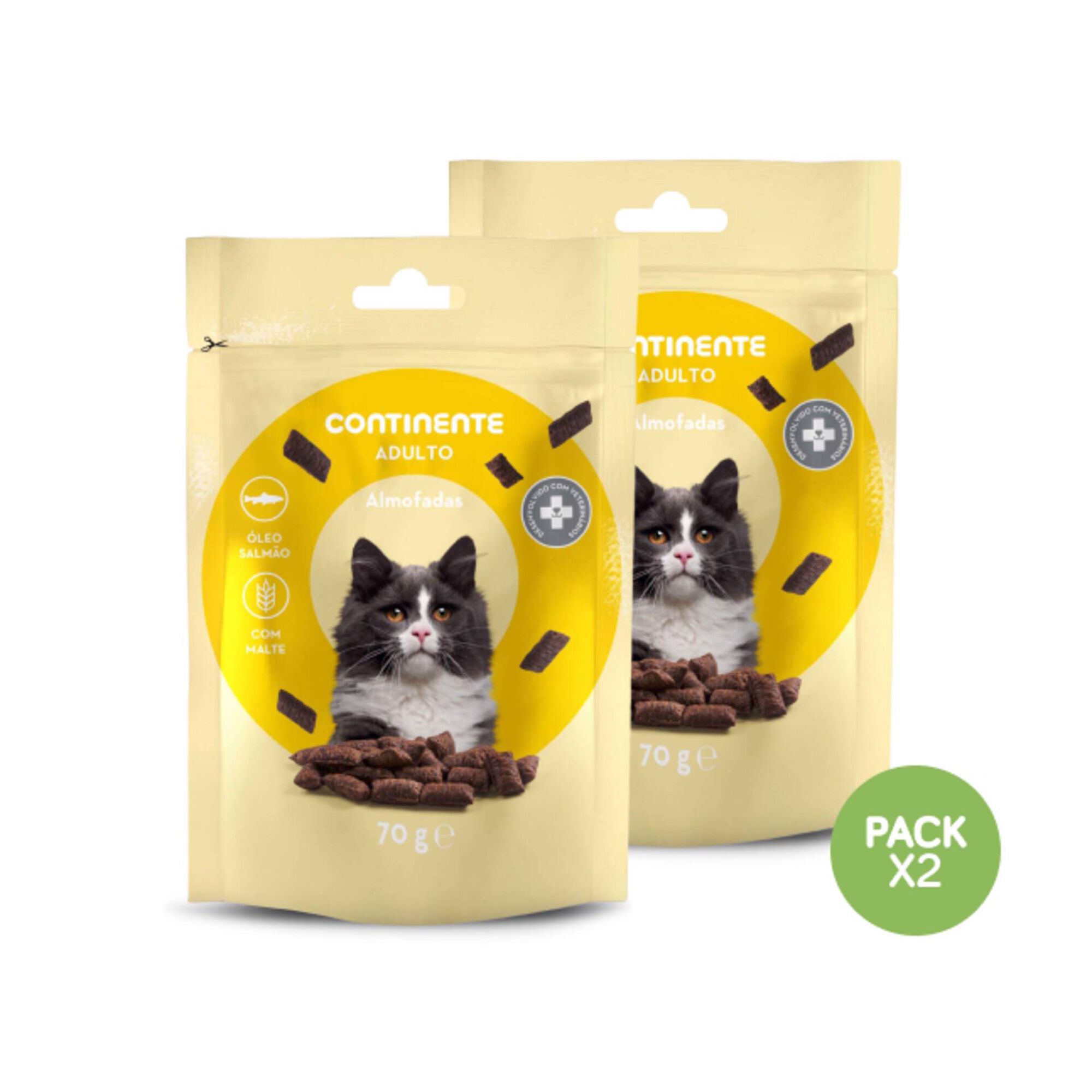 Snack para Gato Almofadas Malte 70 gr Snack para Gato Almofadas Malte 70 gr