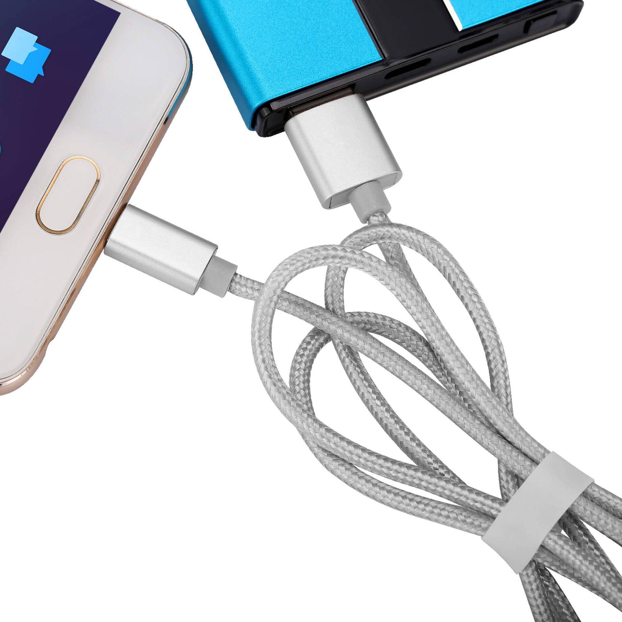 Cabo de Telem&oacute;vel 1,2m Micro USB (v&aacute;rias cores)