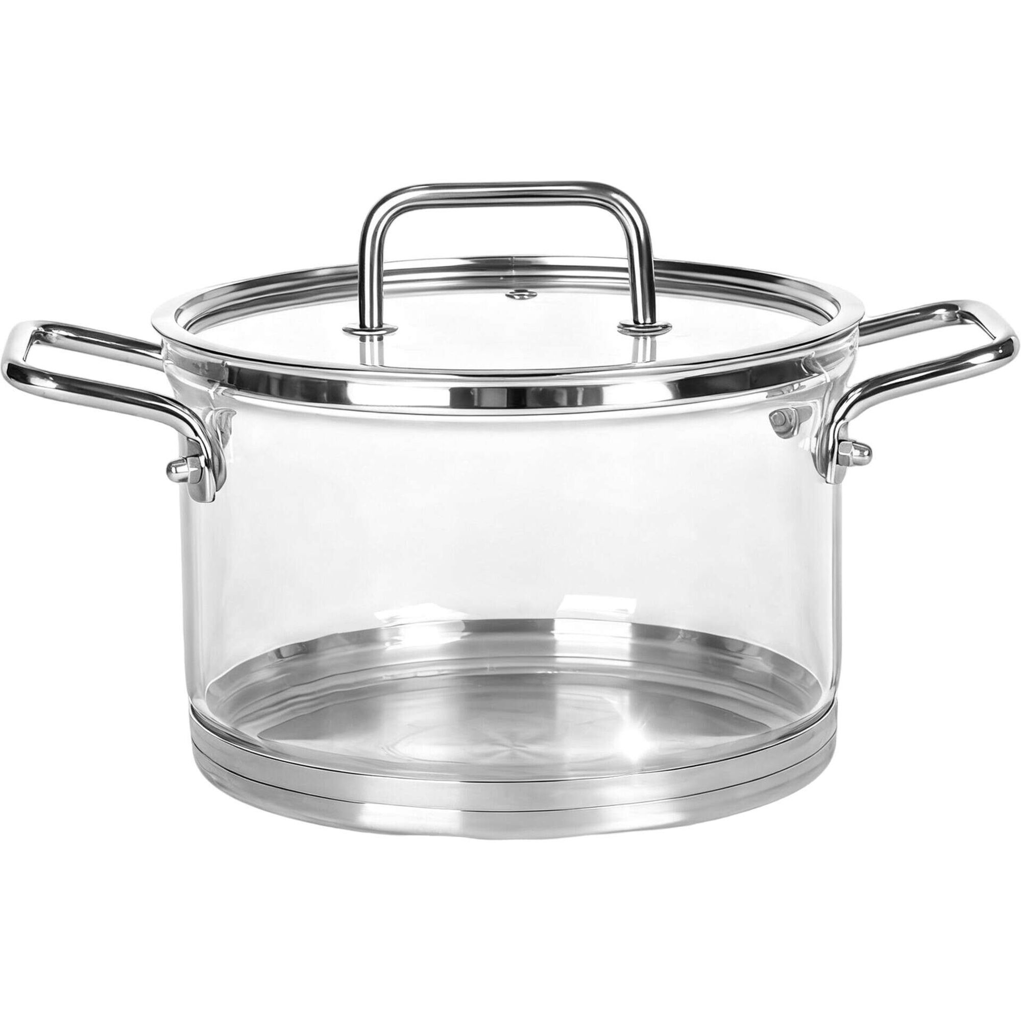 Ca&ccedil;arola Borossilicato Base Indu&ccedil;&atilde;o 2,5l Kasa