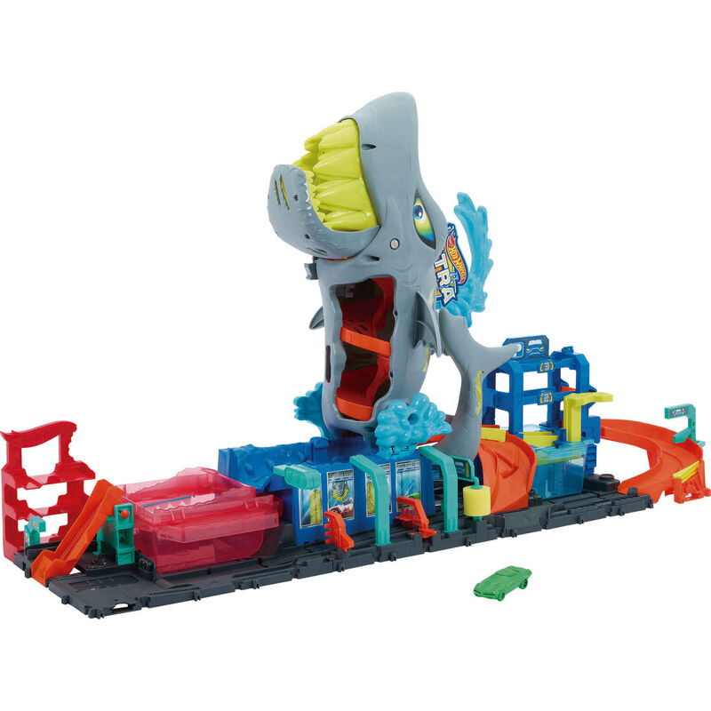 Hot Wheels - Garagem Lavagem de Carros City Shark