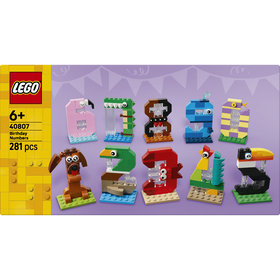 LEGO - N&uacute;meros de Anivers&aacute;rio - 40807