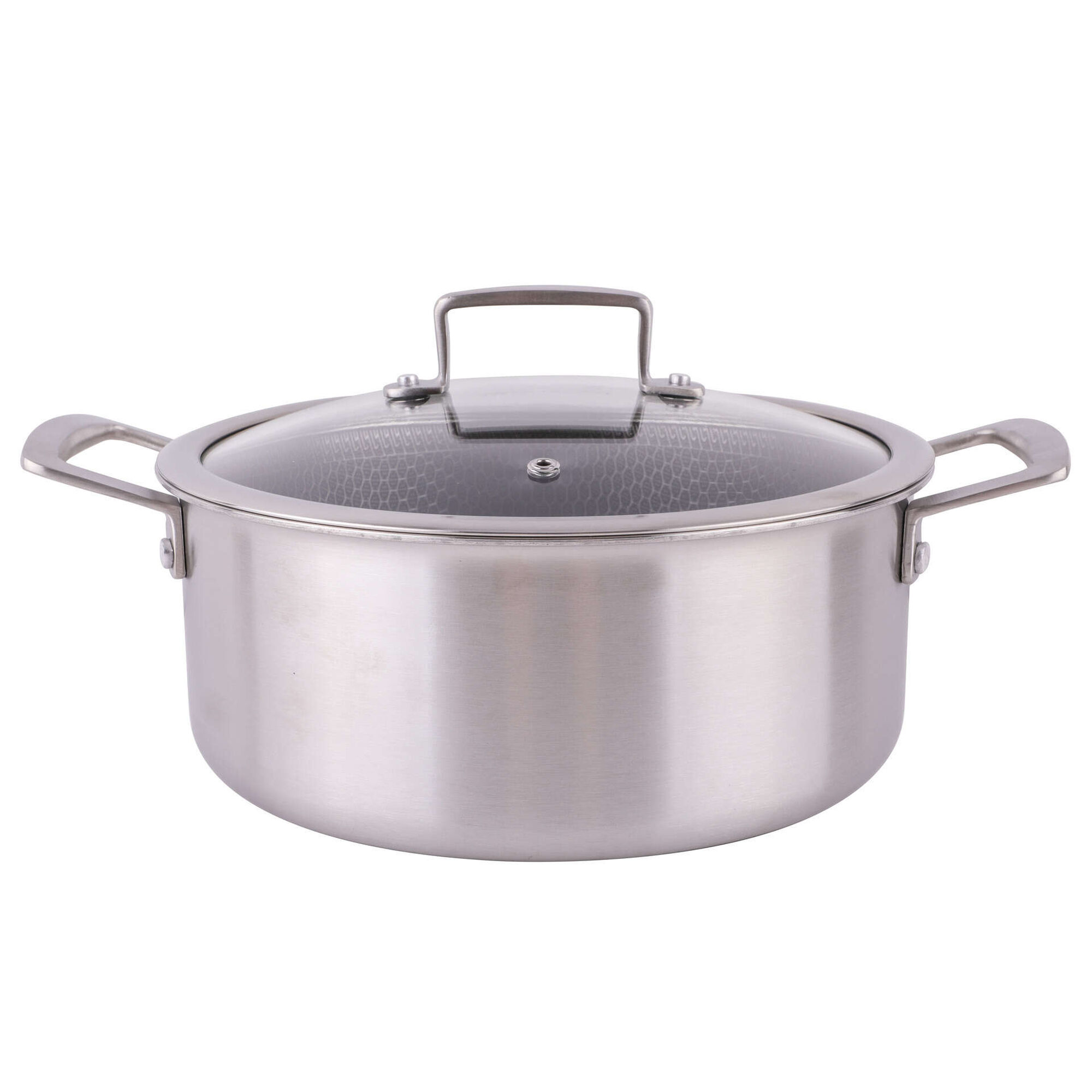 Caçarola Antiaderente Aço Inoxidável Multilayer