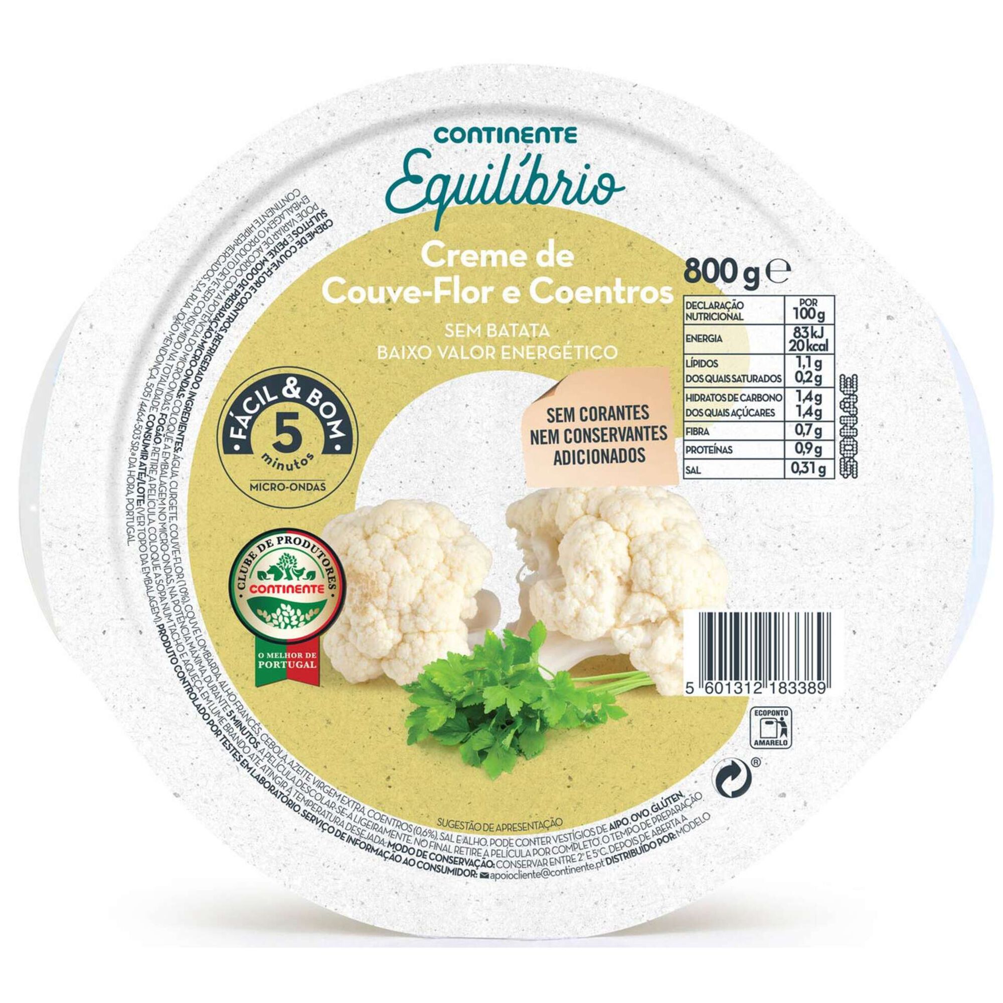 Creme Couve- Flor e Coentros Creme Couve- Flor e Coentros