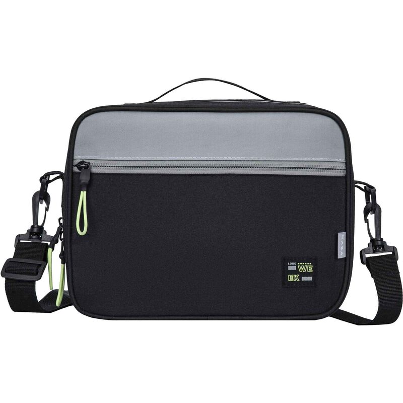 Saco Térmico 15x19,5x26cm Cinza e Preto Long Week Kasa