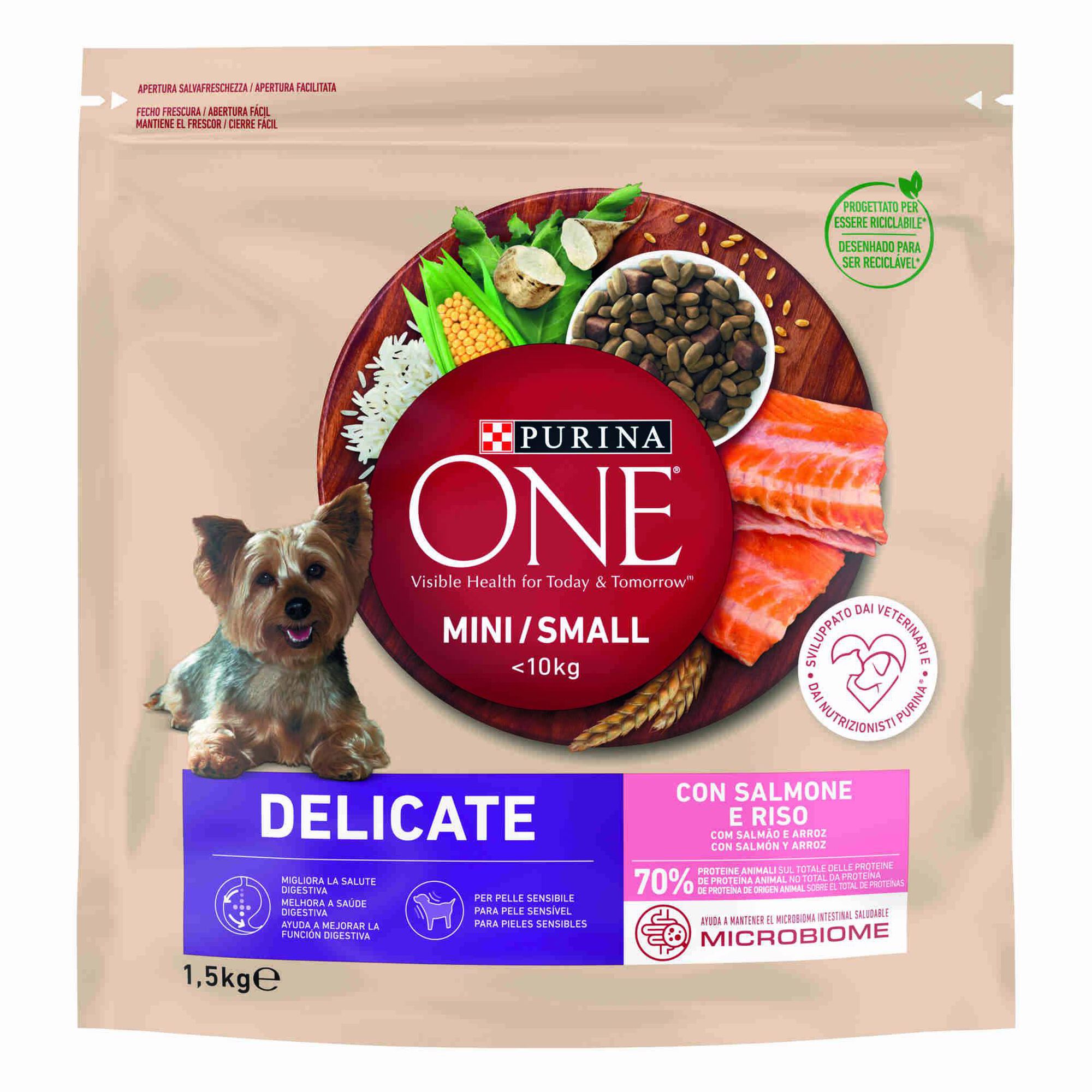 Ração para Cão Adulto Mini Delicate Salmão e Arroz Ração para Cão Adulto Mini Delicate Salmão e Arroz