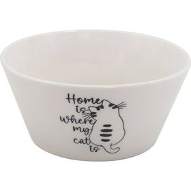 Taça 455ml Gato Home Is Where My Cat Is