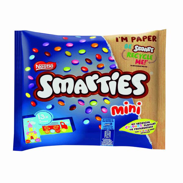 Drageias de Chocolate de Leite Mini Smarties