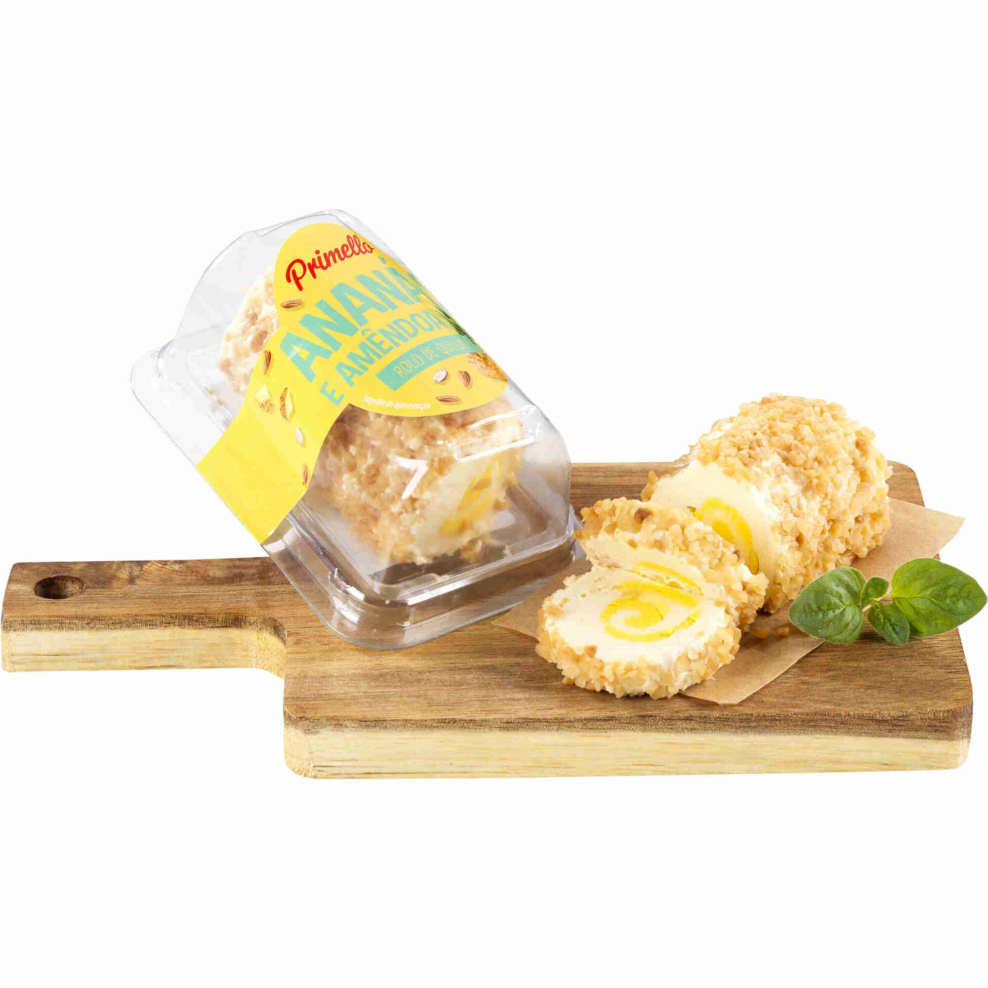 Rolo de Queijo Creme com Anan&aacute;s e Am&ecirc;ndoa Primello
