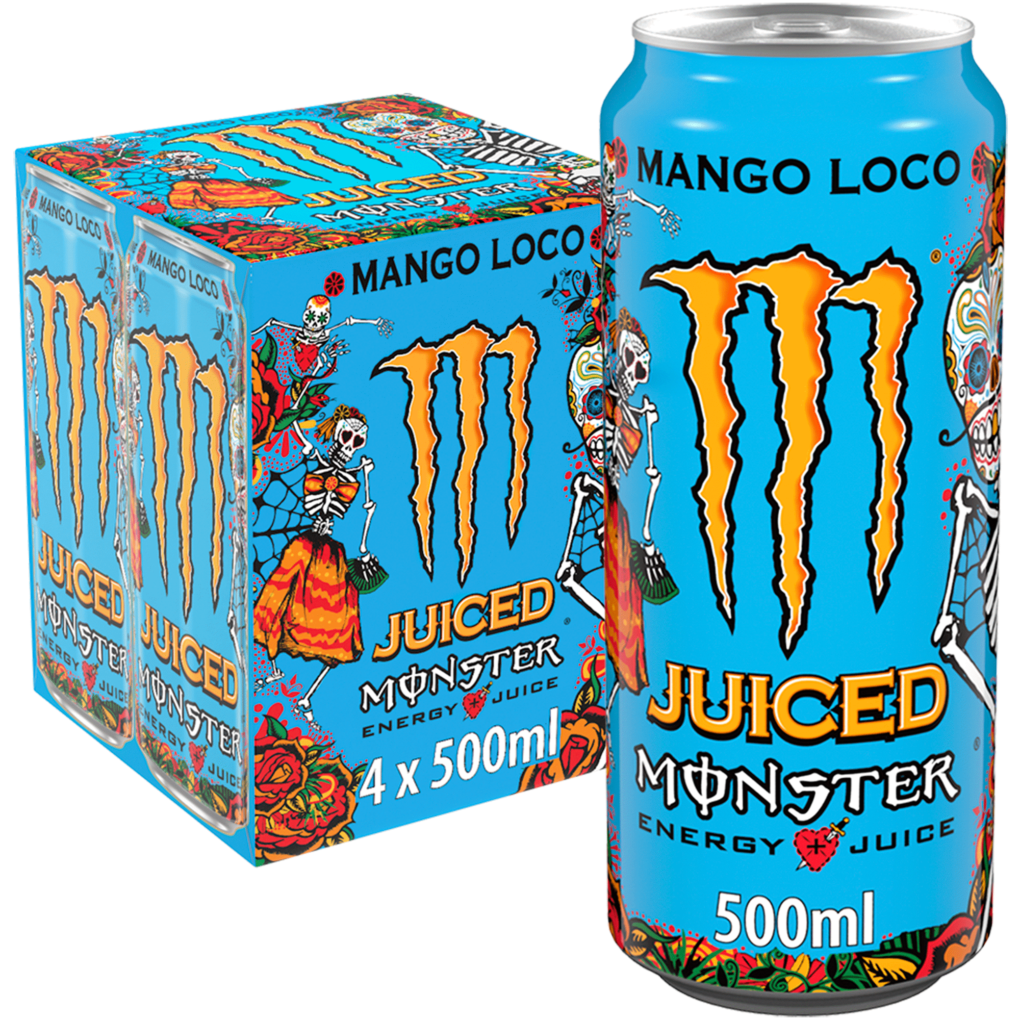 Bebida Energ&eacute;tica em Lata Mango Loco Monster