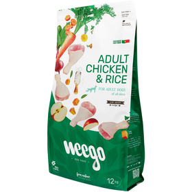 Ra&ccedil;&atilde;o para C&atilde;o Adulto Low Grain Frango e Arroz Weego