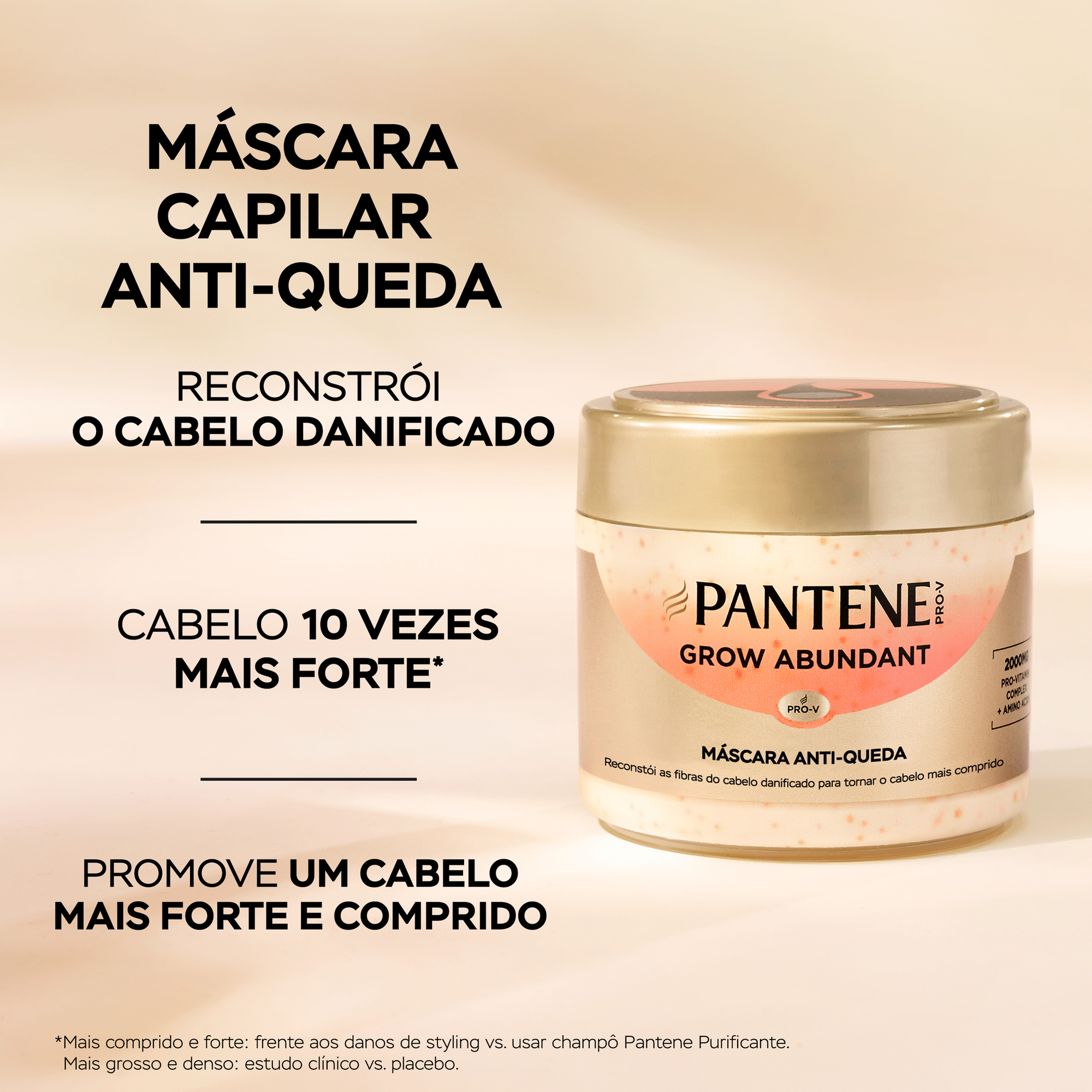 M&aacute;scara Cabelo Anti-Queda Pantene&nbsp;