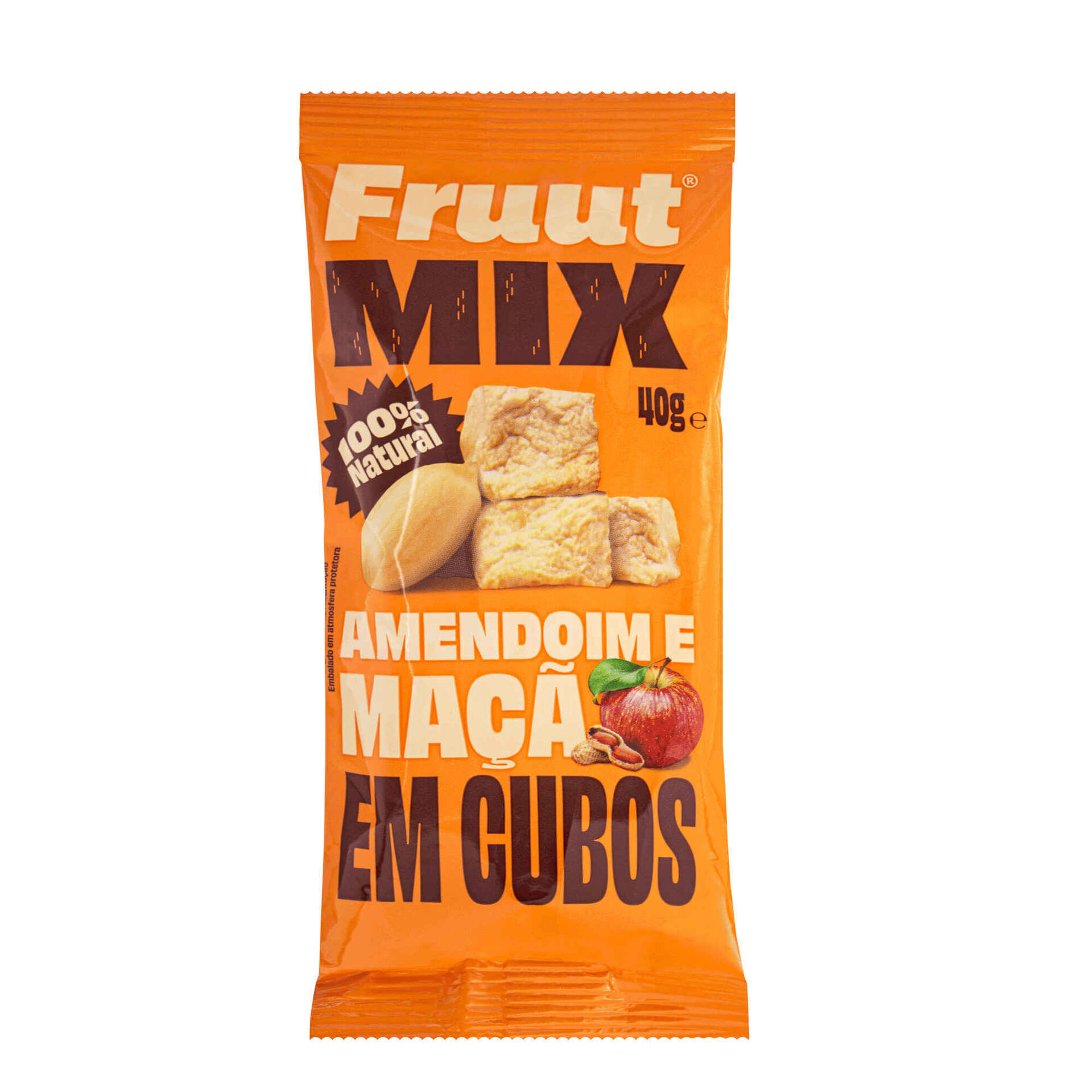 Maçã Desidratada e Amendoim