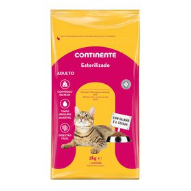 Ração para Gato Adulto Esterilizado Salmão e Cevada
