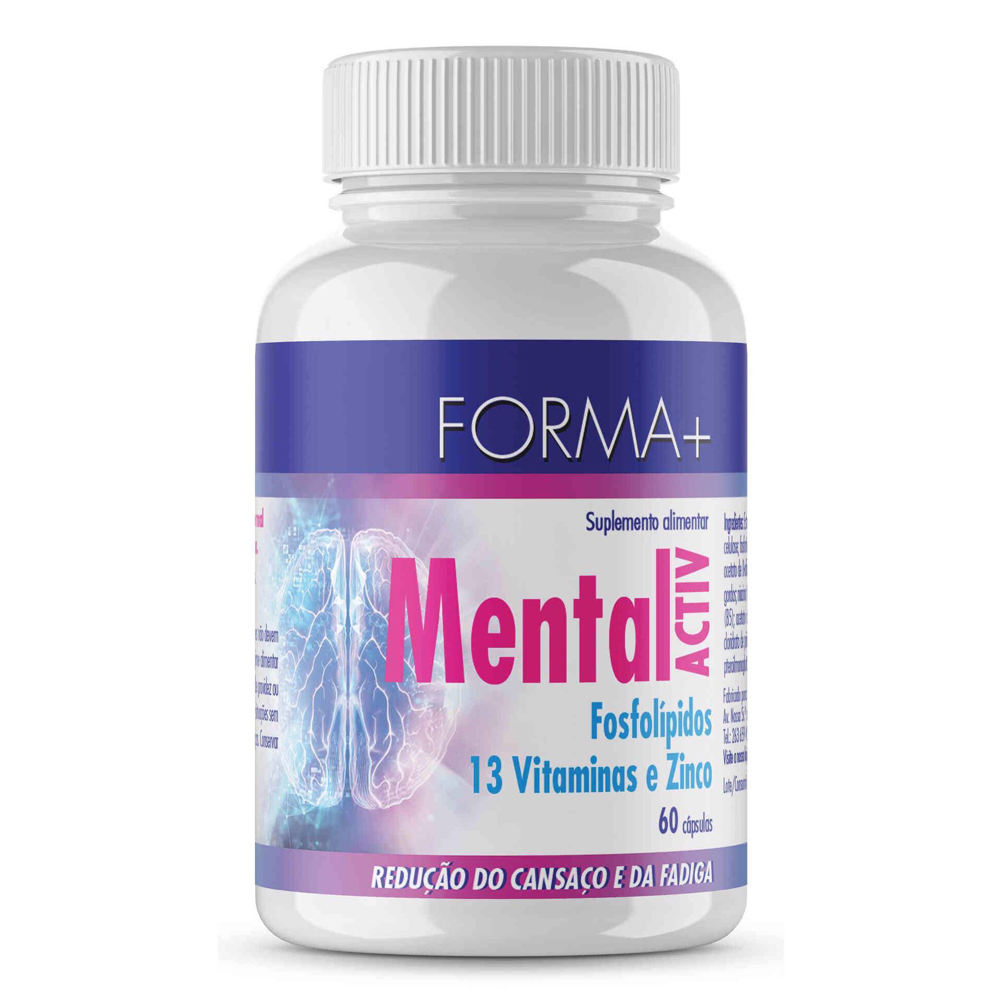 Mental Fosfolipidos 13 Vitaminas e Zinco