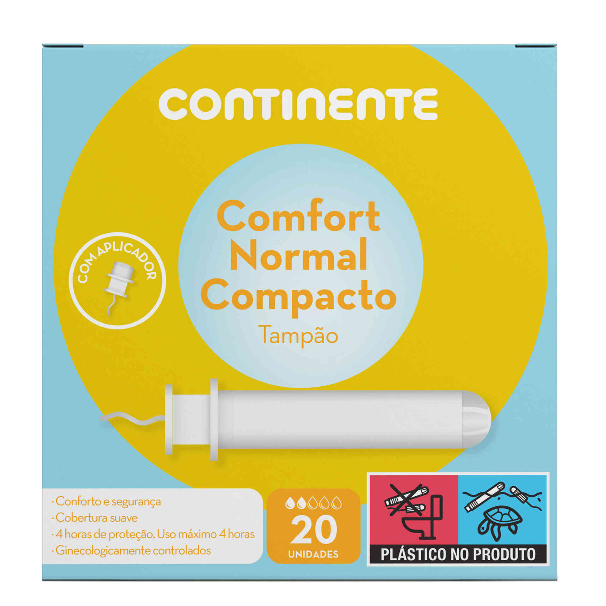 Tampão com Aplicador Comfort Normal