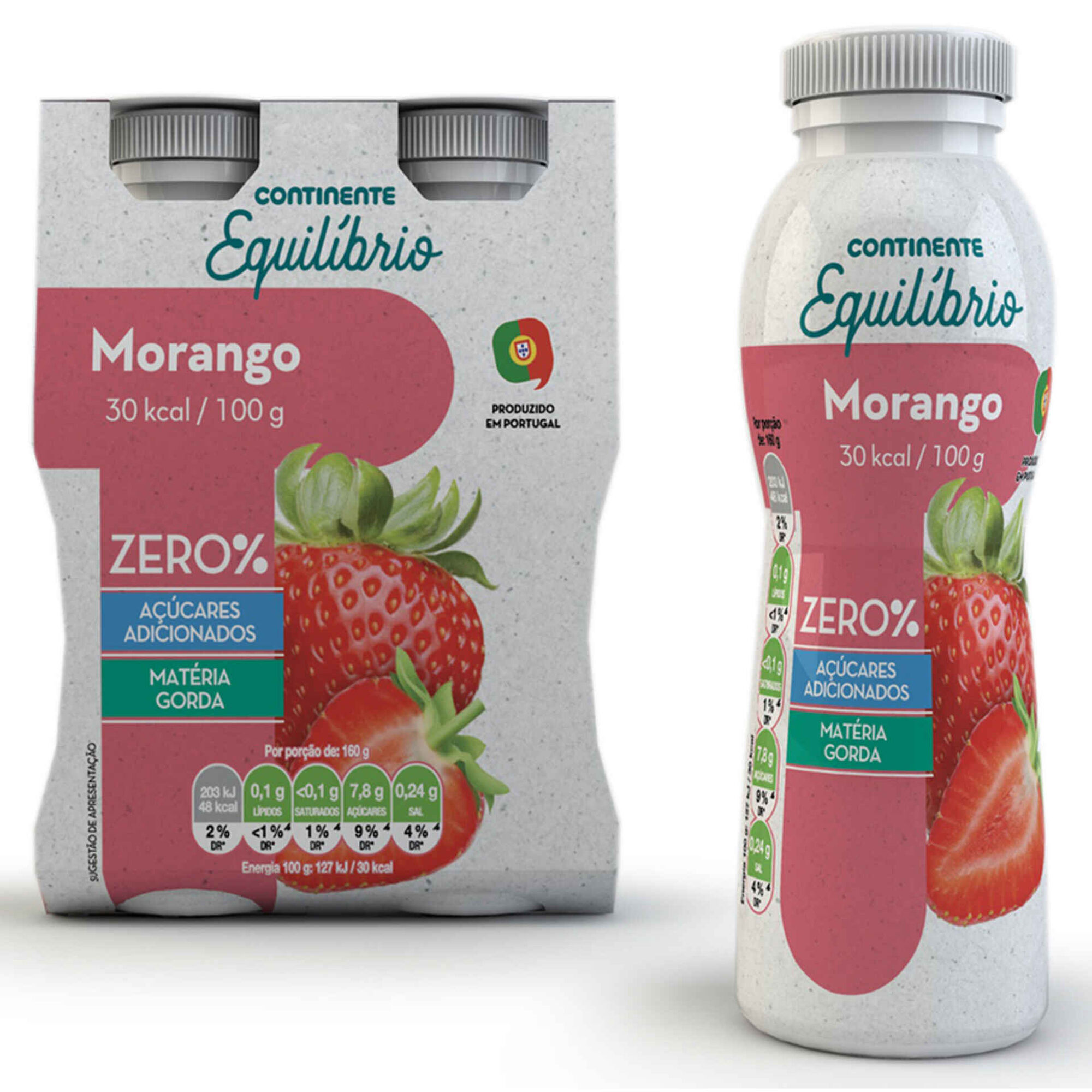Iogurte Líquido Magro Morango