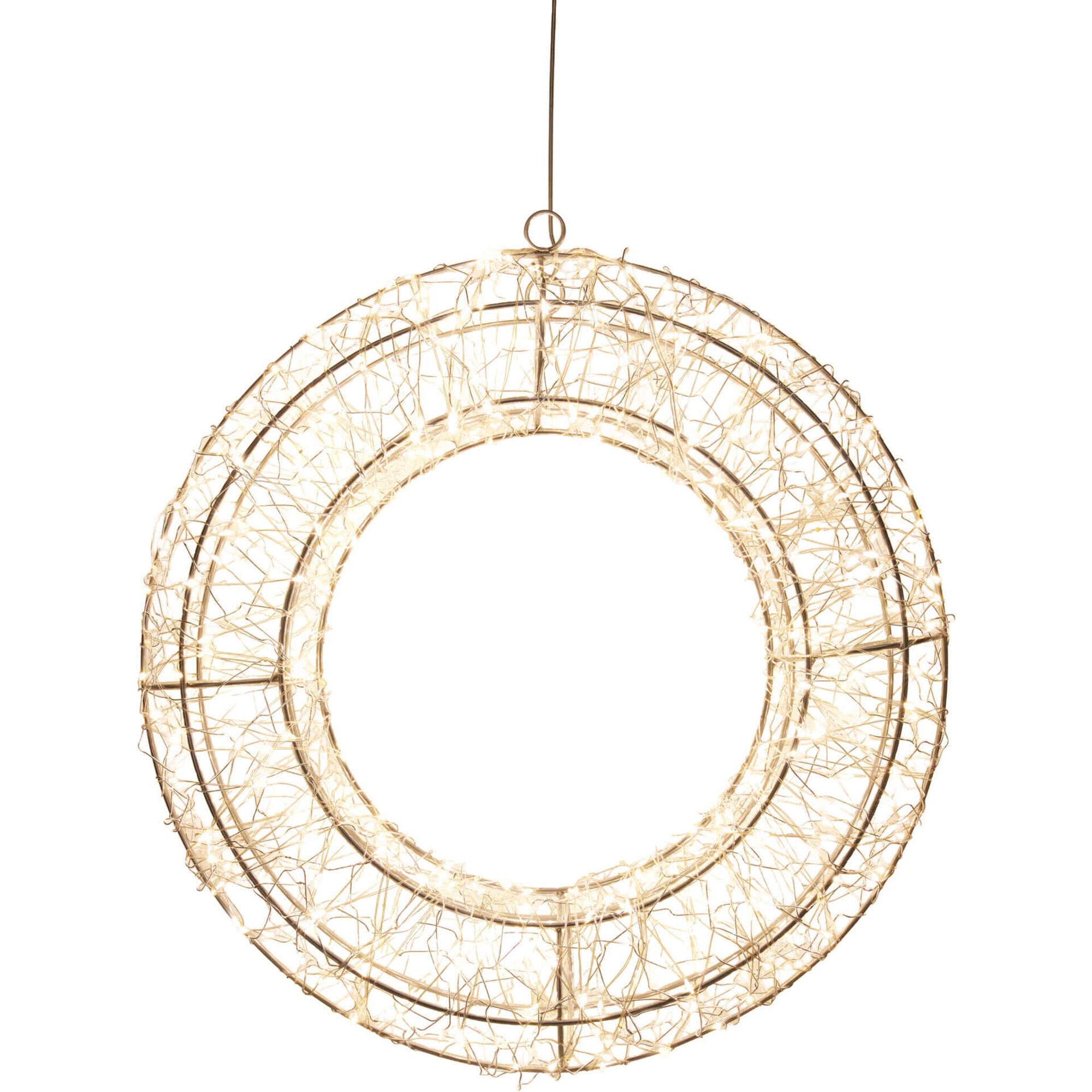 Coroa 500 Leds Branco Quente