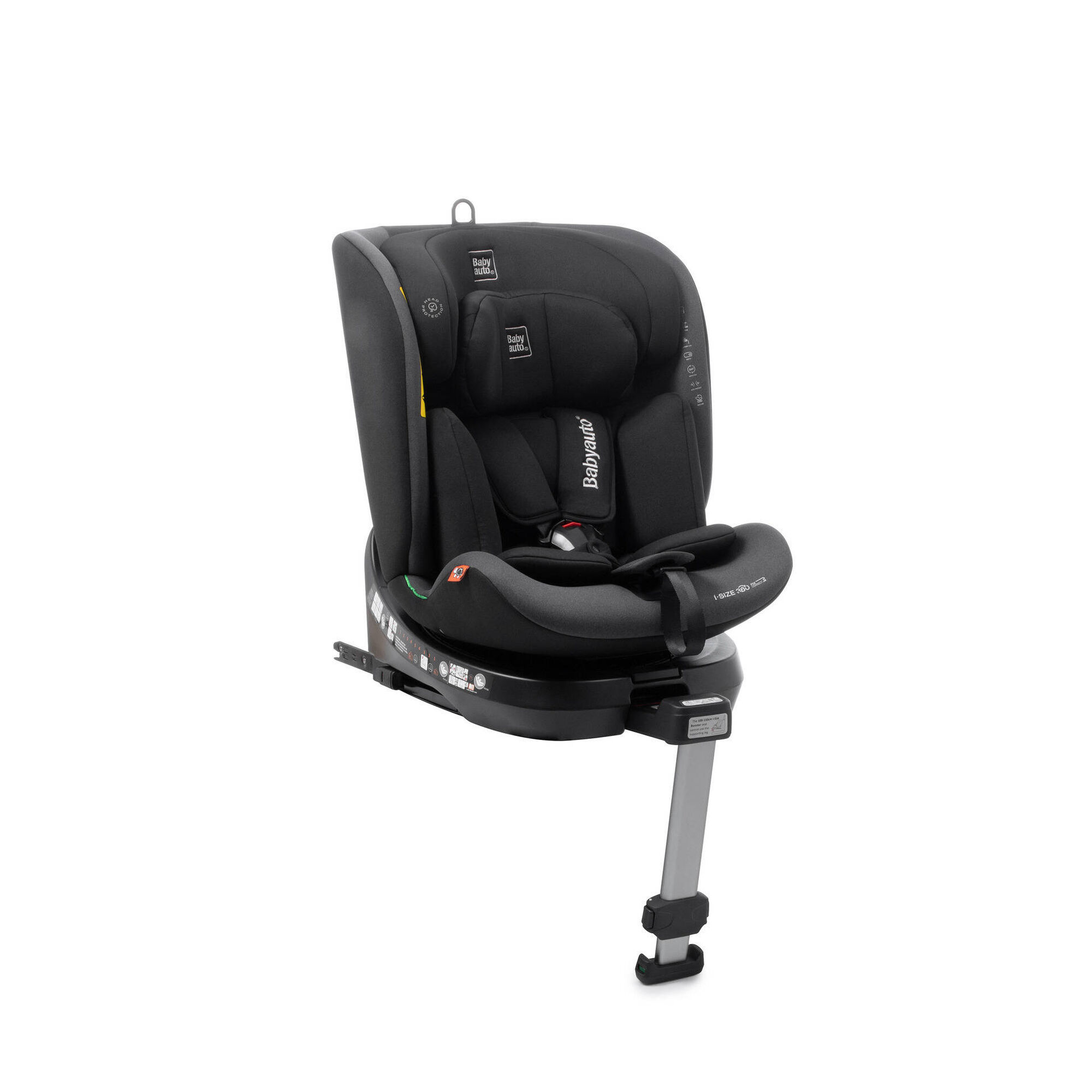 Cadeira Auto I-Size 40-150cm Isofix Rotativa Preta Aitana Cadeira Auto I-Size 40-150cm Isofix Rotativa Preta Aitana