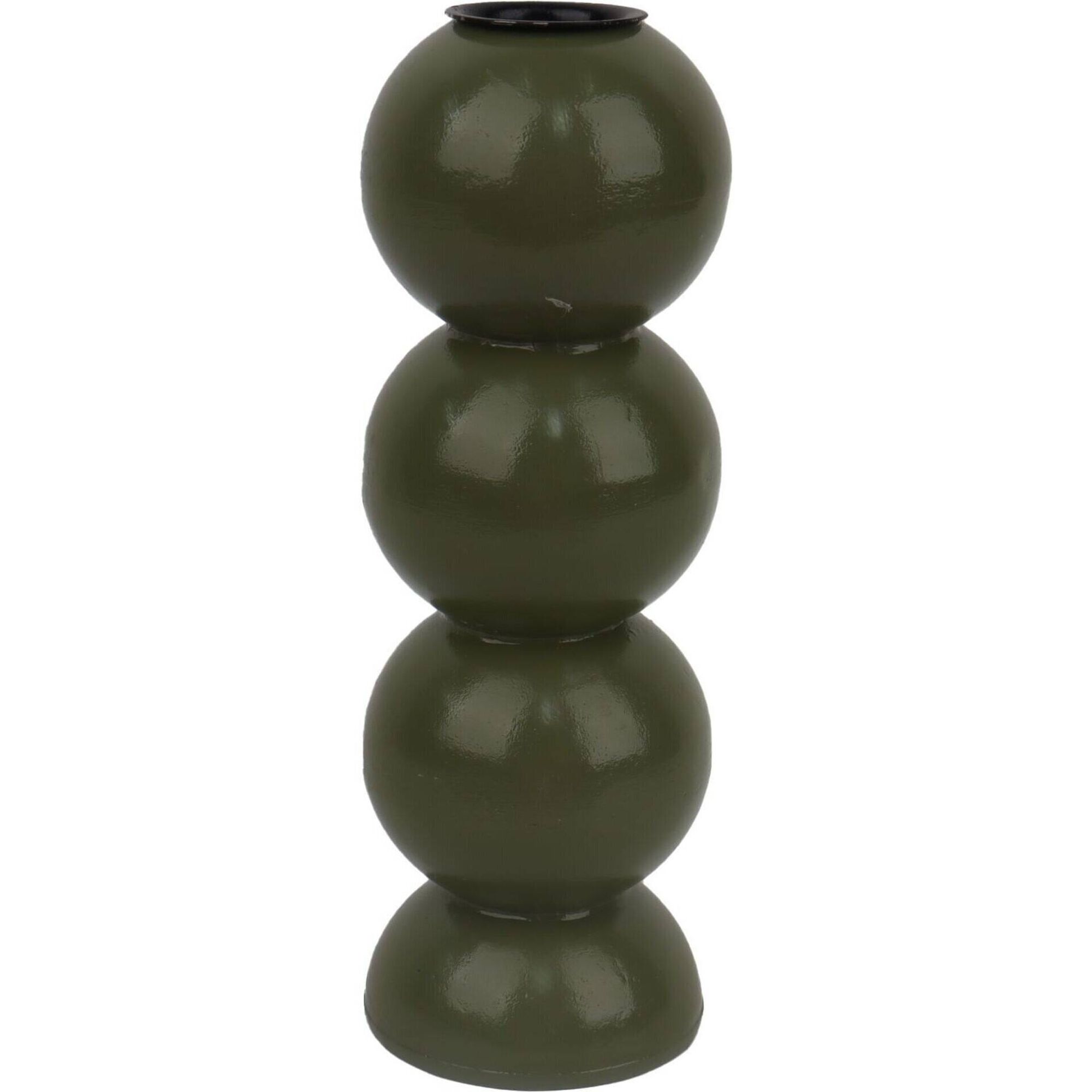 Suporte Vela Bolas Verde Kasa