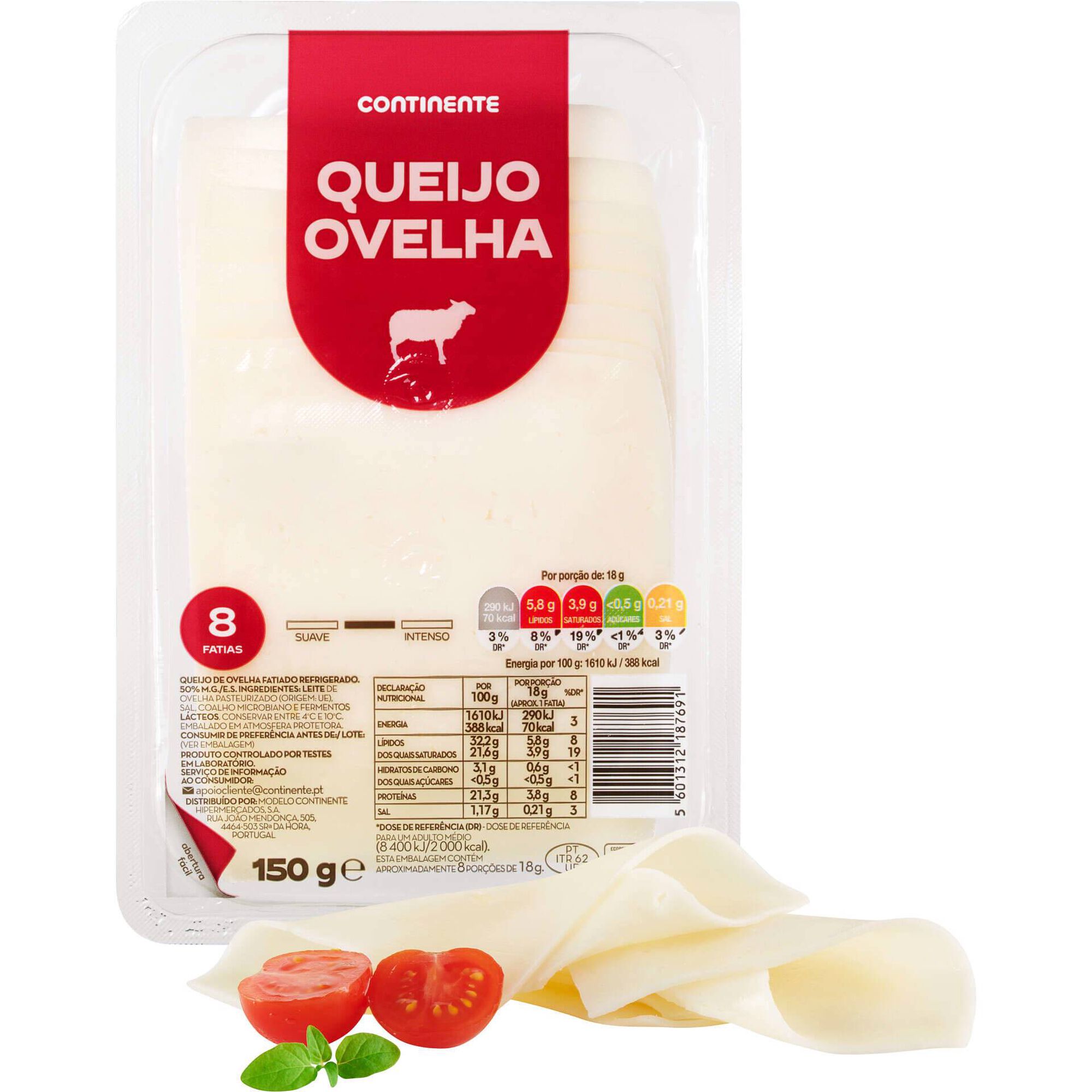 Queijo de Ovelha Fatiado Continente