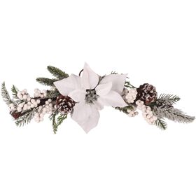 Arranjo Poinsetia Branca Kasa