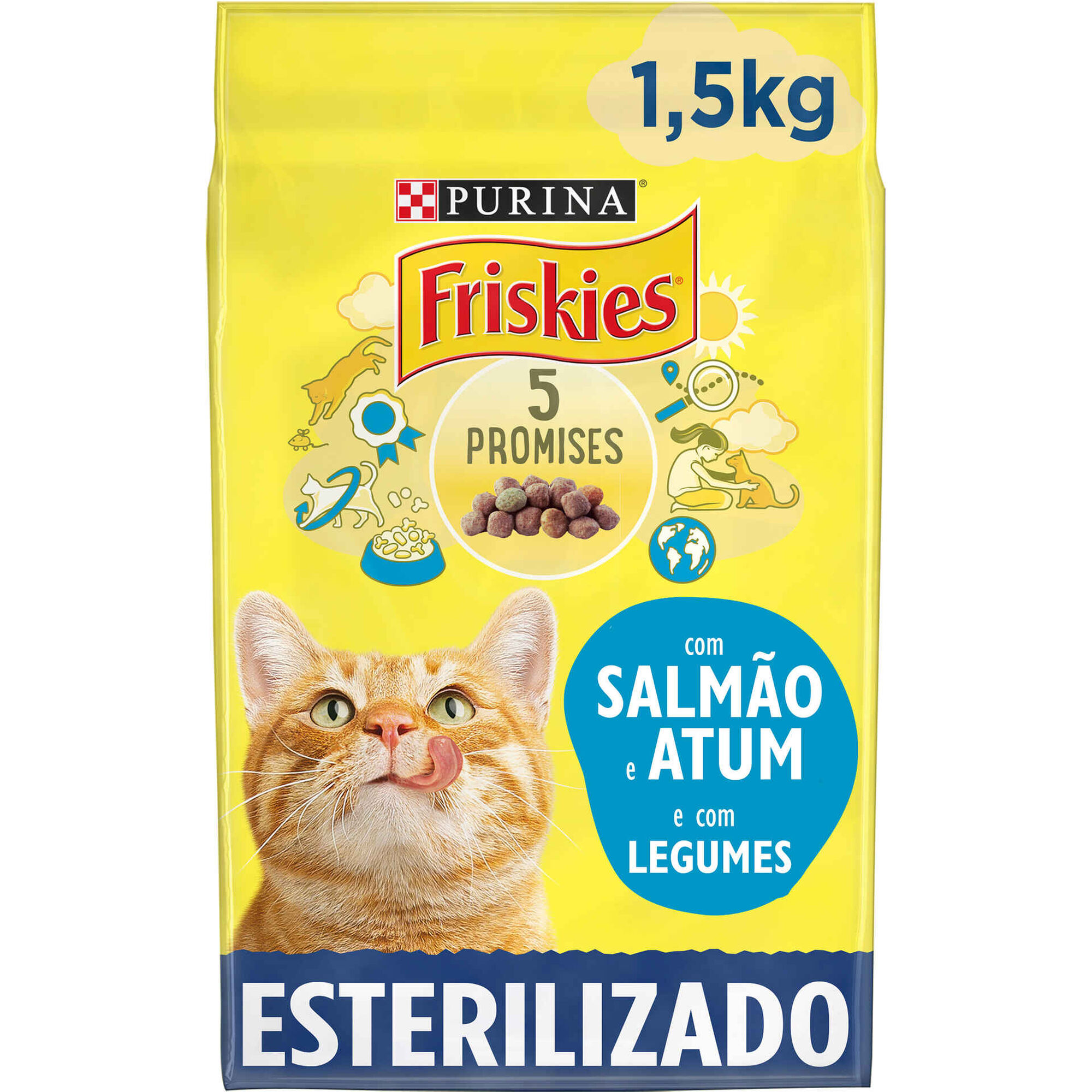 Ração para Gato Adulto Esterilizado Salmão