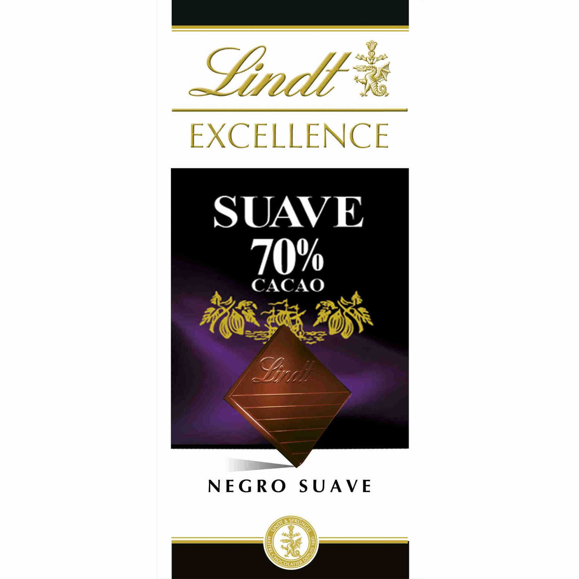Tablete de Chocolate Negro Excellence Suave 70% Cacau