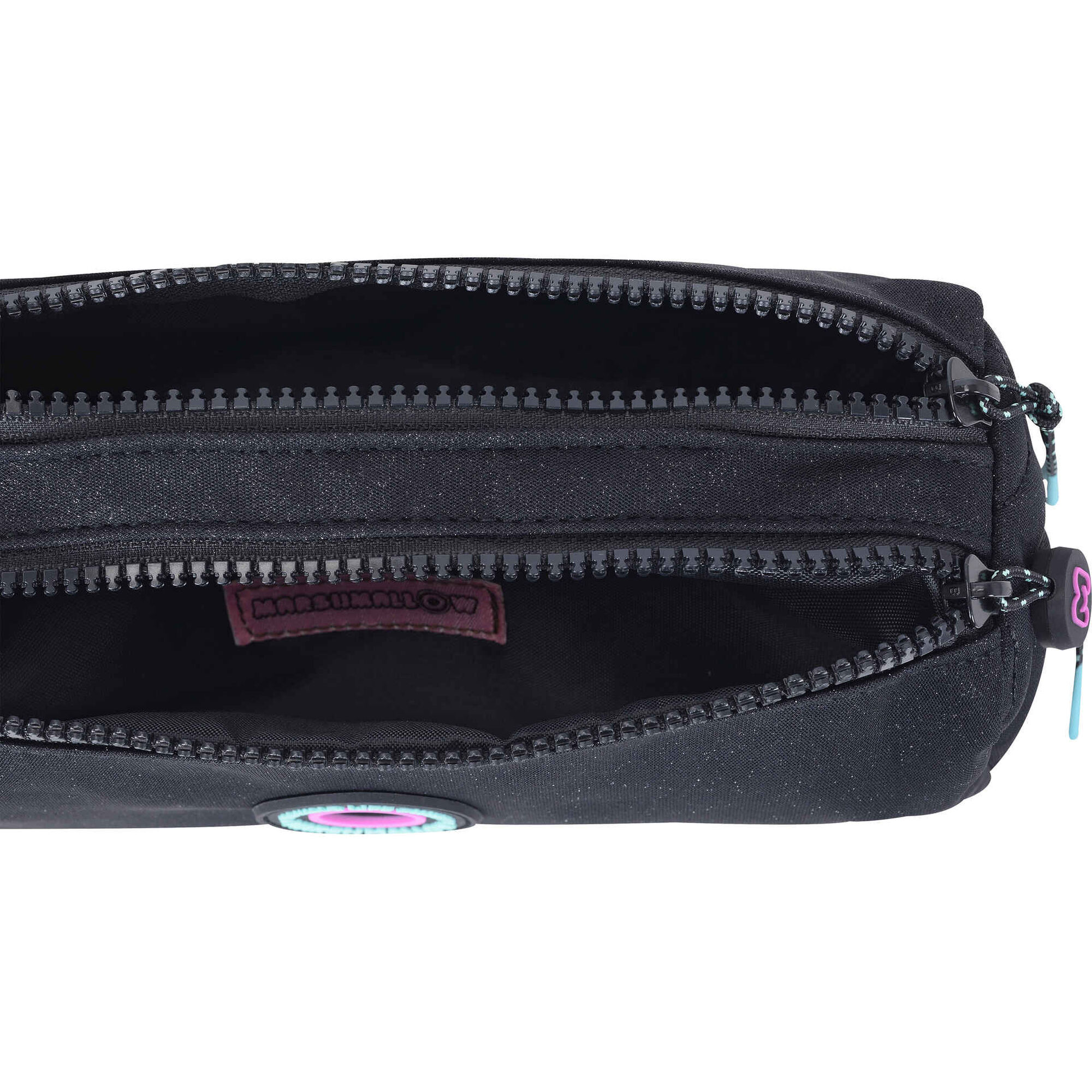 Estojo Duplo Preto Nighty Marshmallow