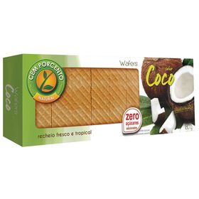 Bolachas Wafers Coco Cem Porcento