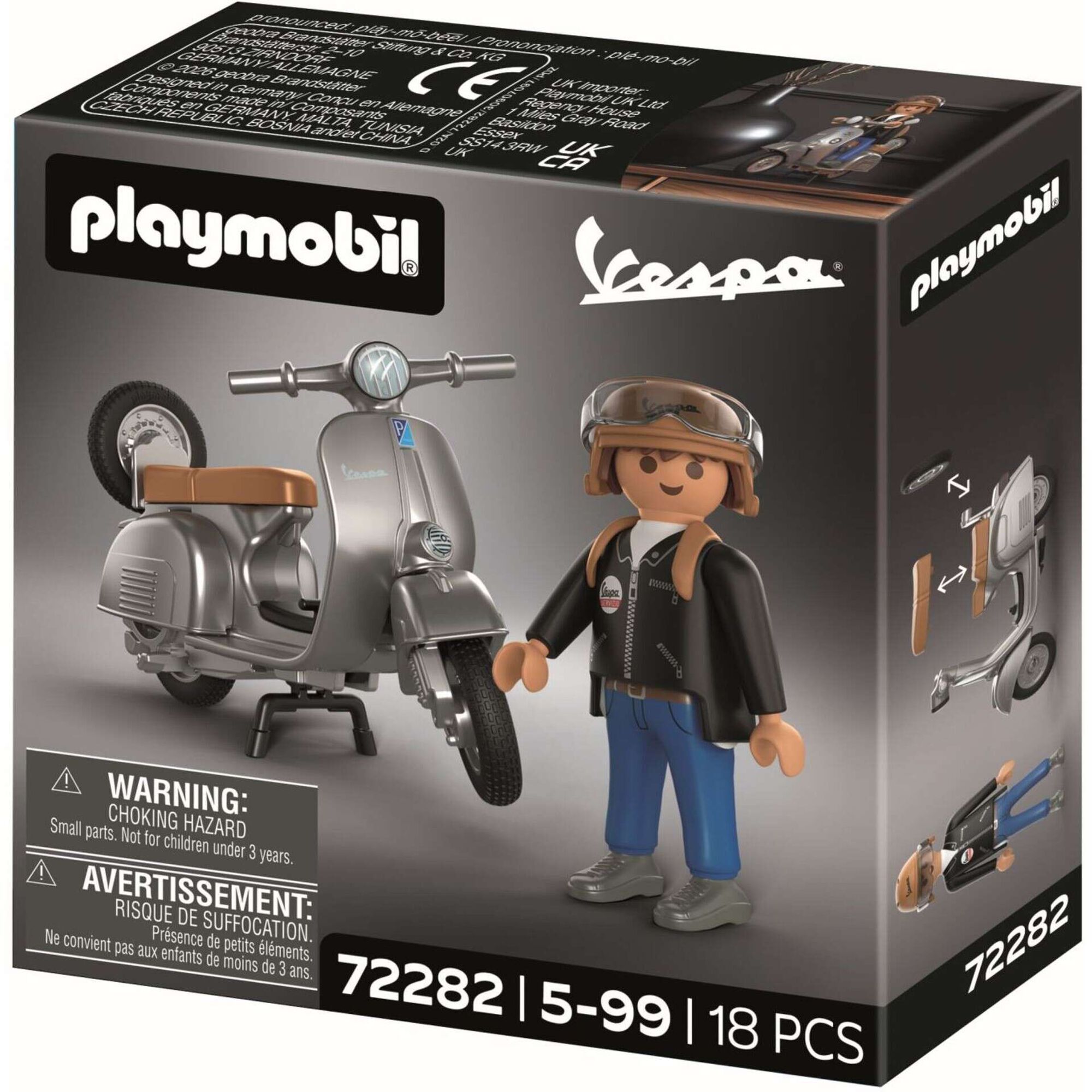 Playmobil - Vespa 80&ordm; Anivers&aacute;rio Estilo Original