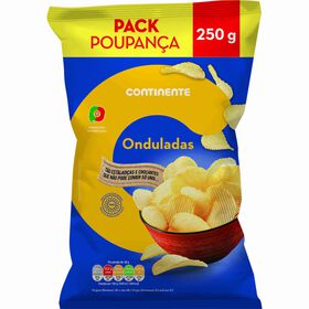 Batata Frita Ondulada Pack Poupan&ccedil;a Continente