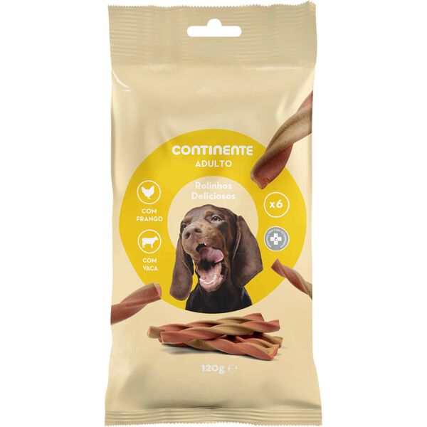 Rolinhos para Cão Deliciosos Continente